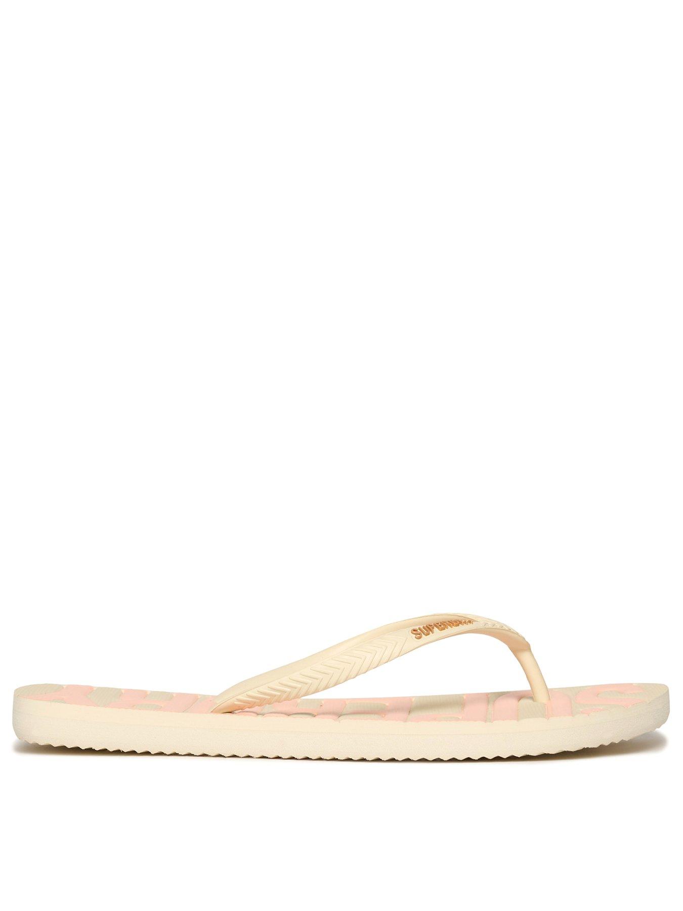 Image 3 of 3 of Superdry Core Logo Flip Flops - White