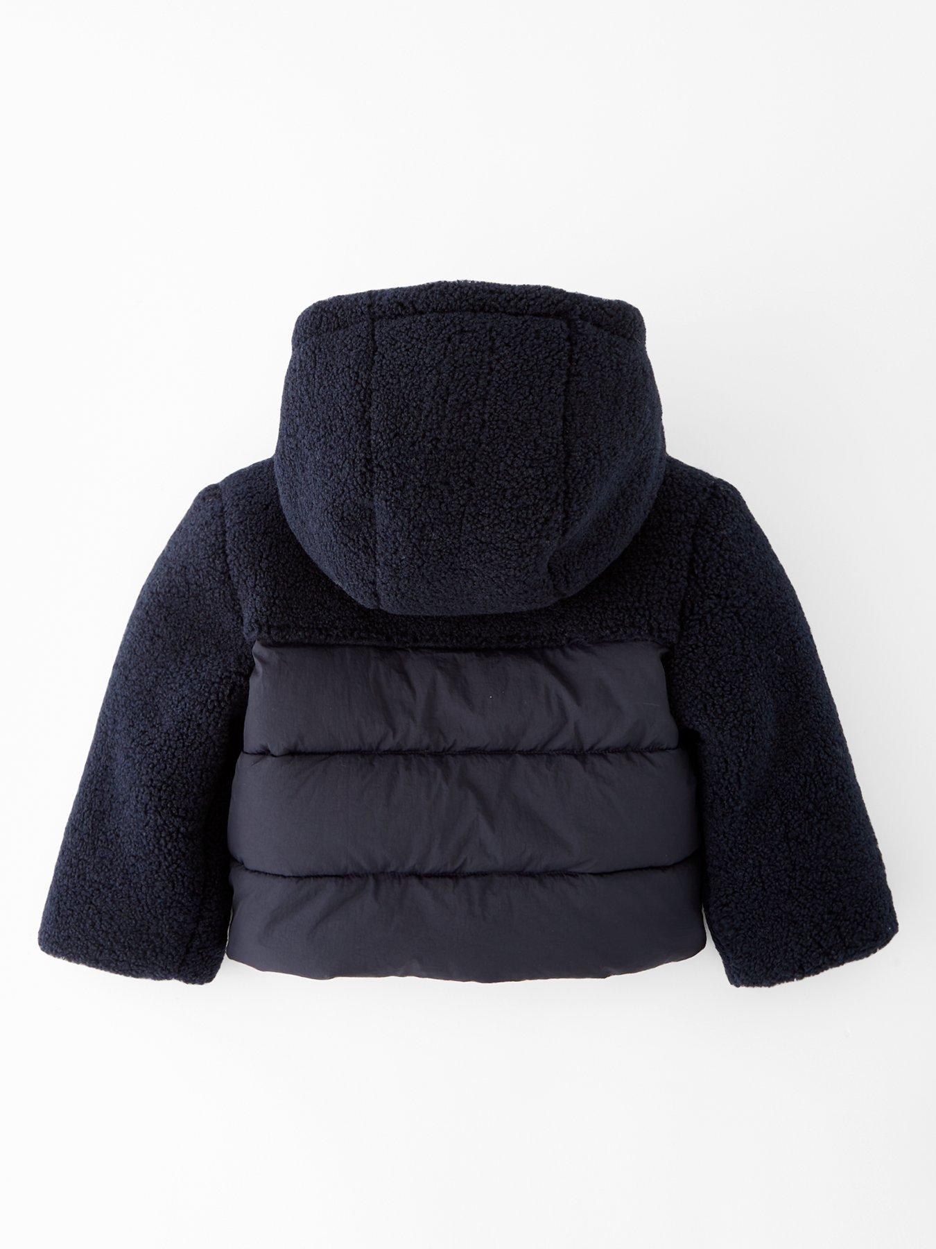 Image 2 of 4 of V by Very Boys Borg Detail Padded Short Length Jacket - Multi