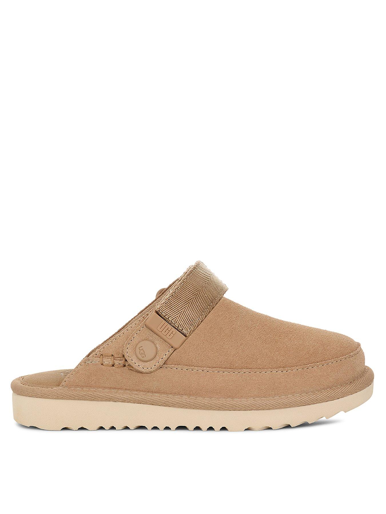 Image 2 of 4 of UGG Kids Goldenstar Clog Sandals - Beige