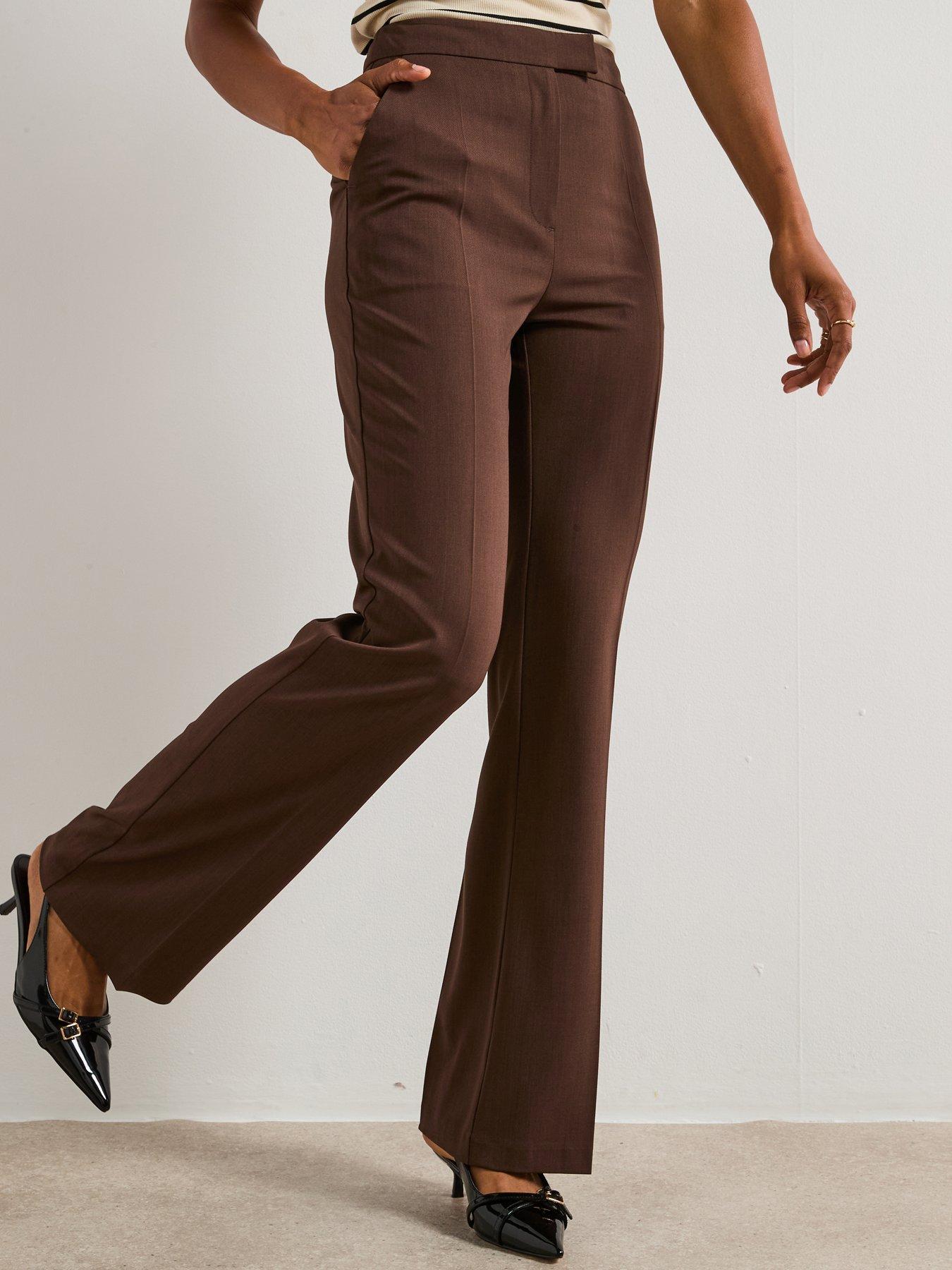 undefined Clean Trouser - Brown