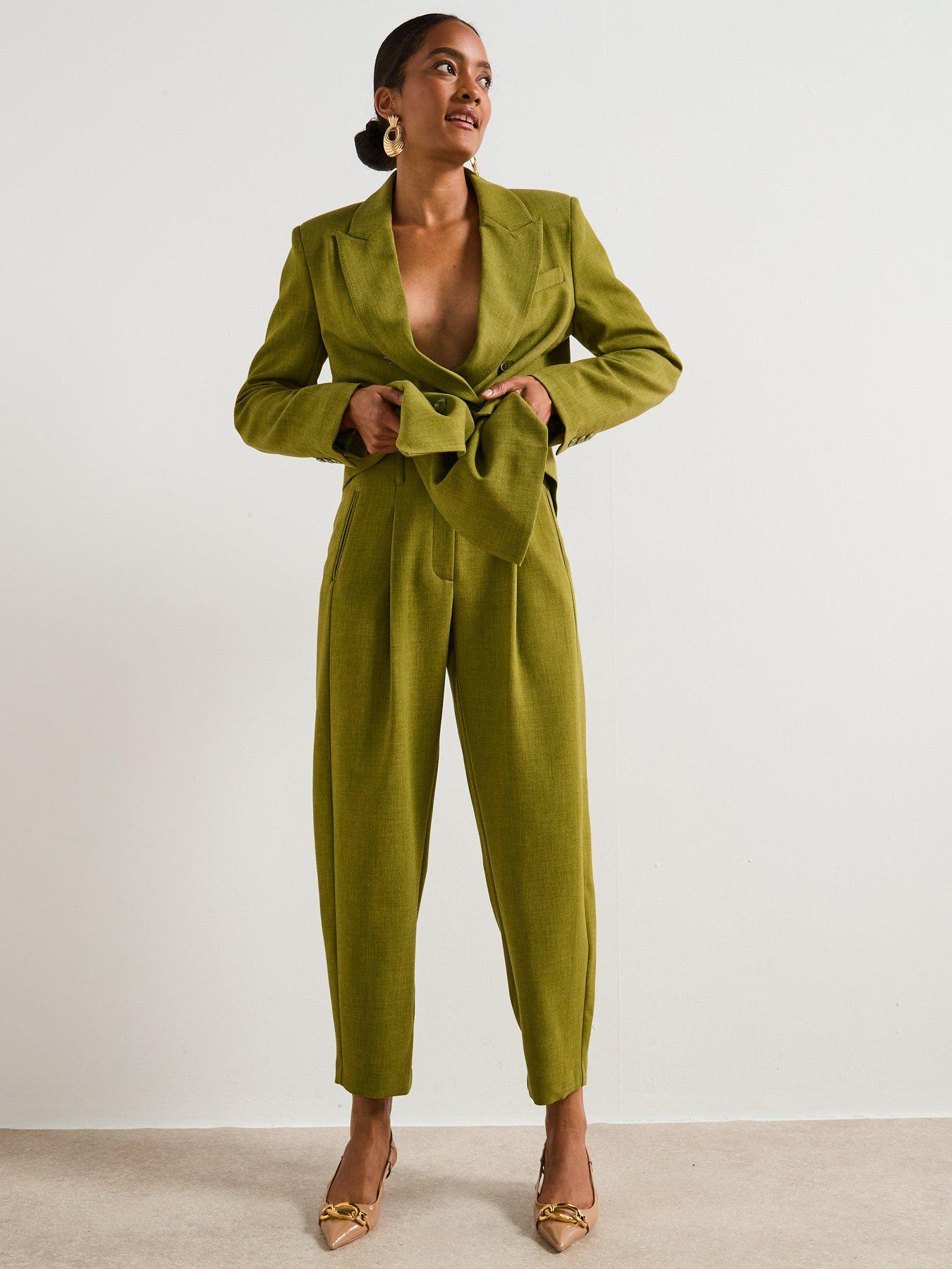 undefined Barrel Leg Trouser