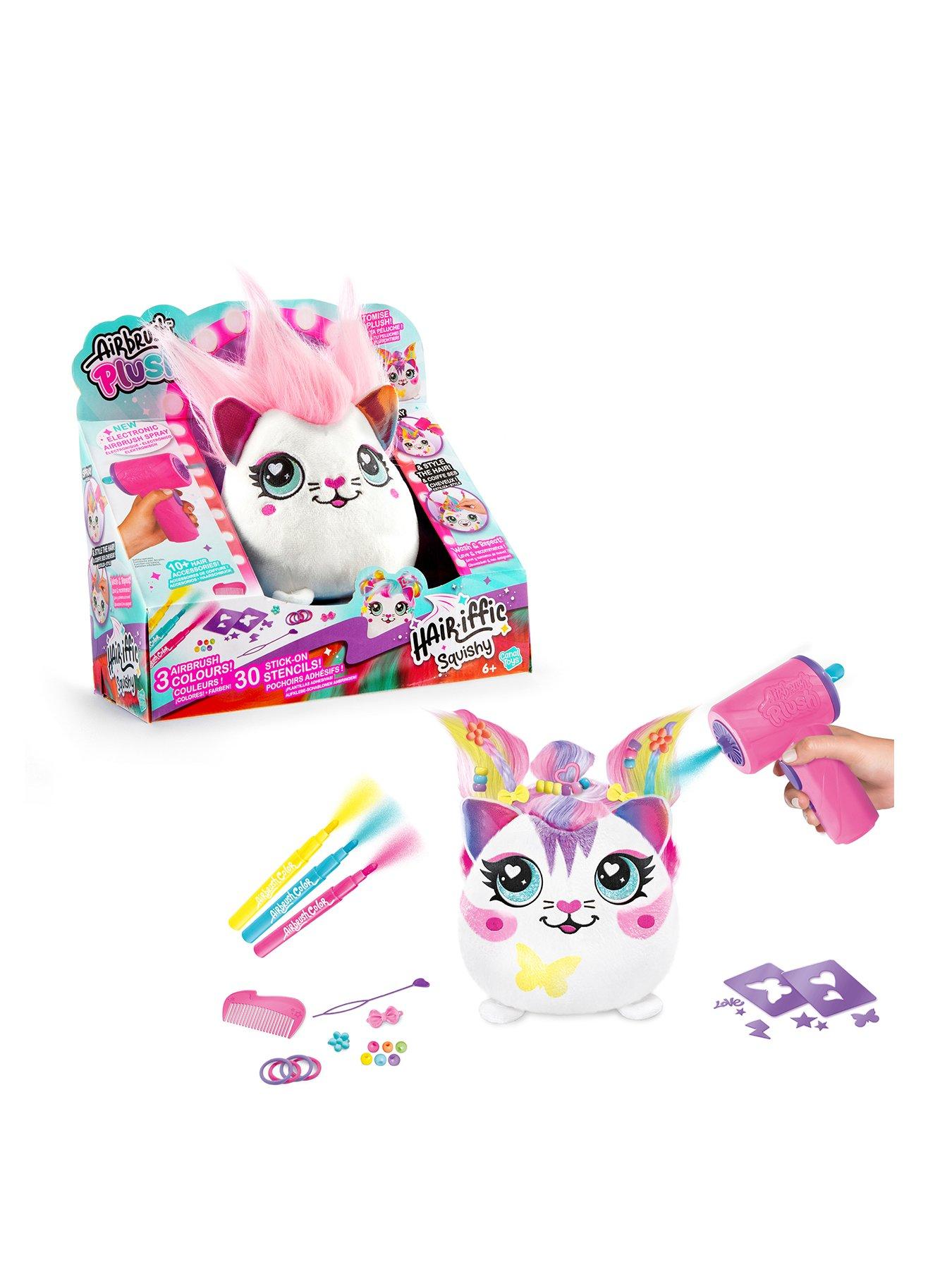 Image 1 of 7 of Airbrush Plush Hair'iffic Squish Pals