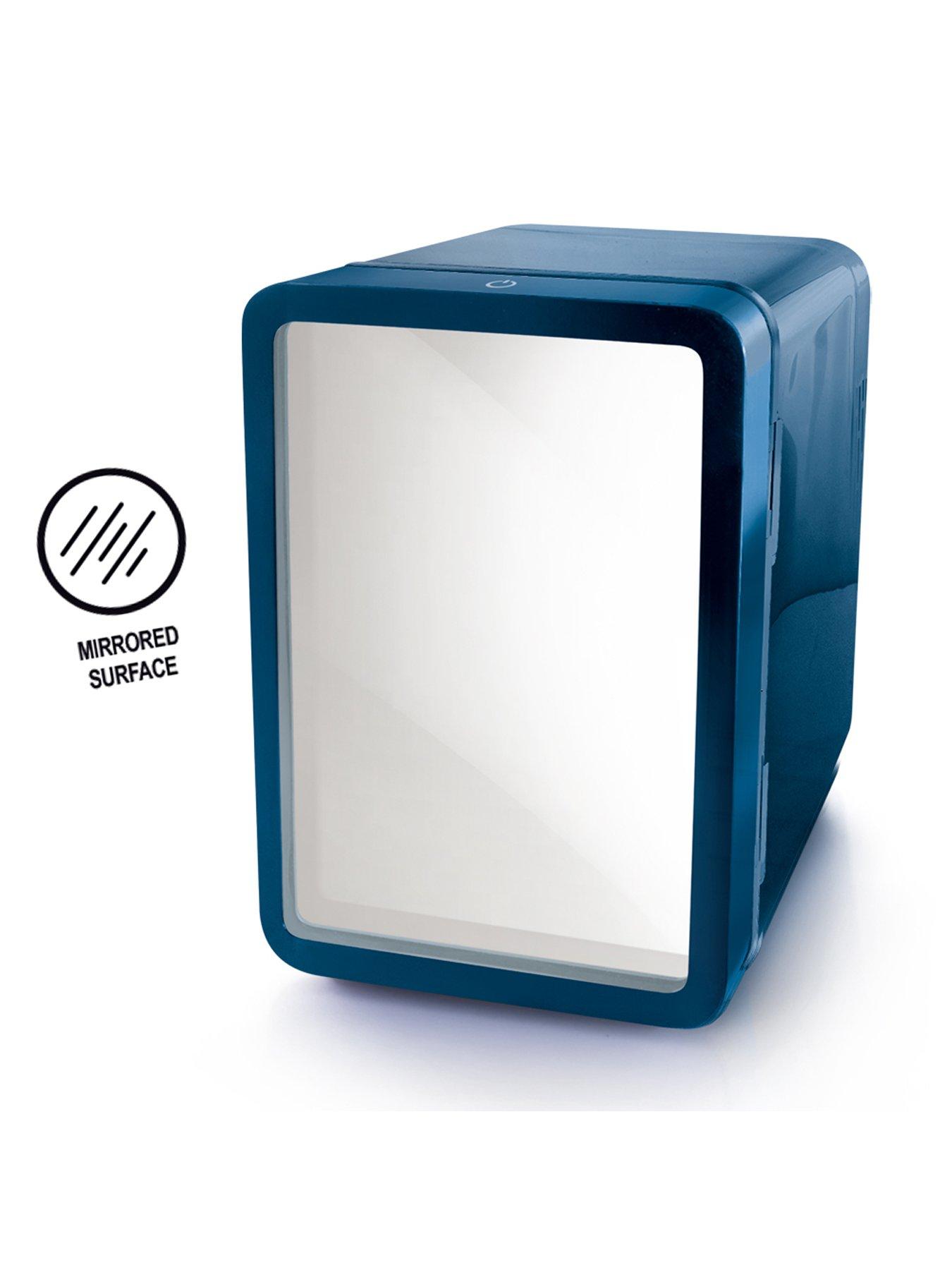 Image 4 of 8 of So Chill Mini Fridge Infinity - Chills 6 Regular Cans, Mirror Effect LED&nbsp;Door - Dark Blue