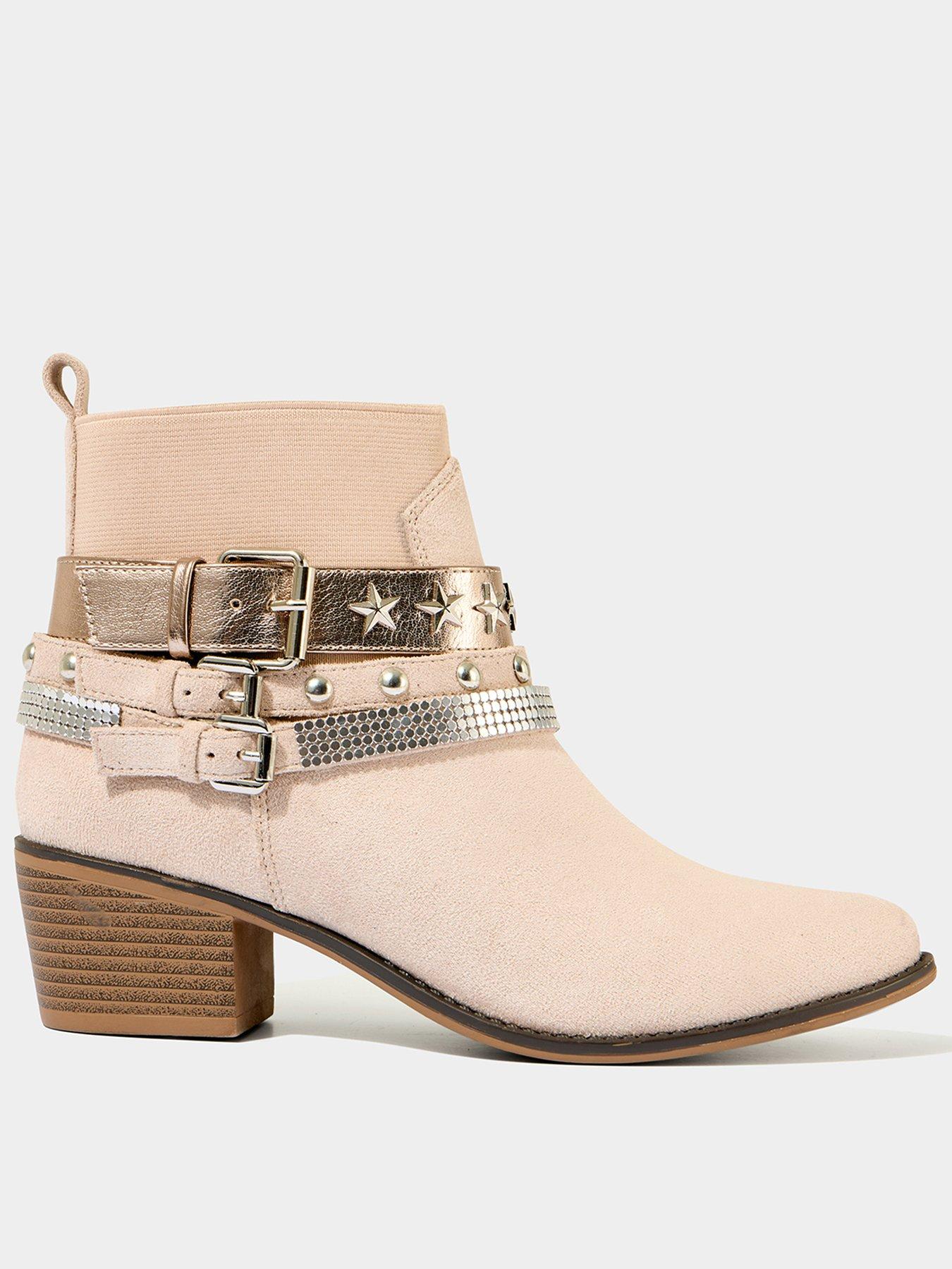 Image 1 of 5 of Joe Browns Nevada Ankle Boots - Stone
