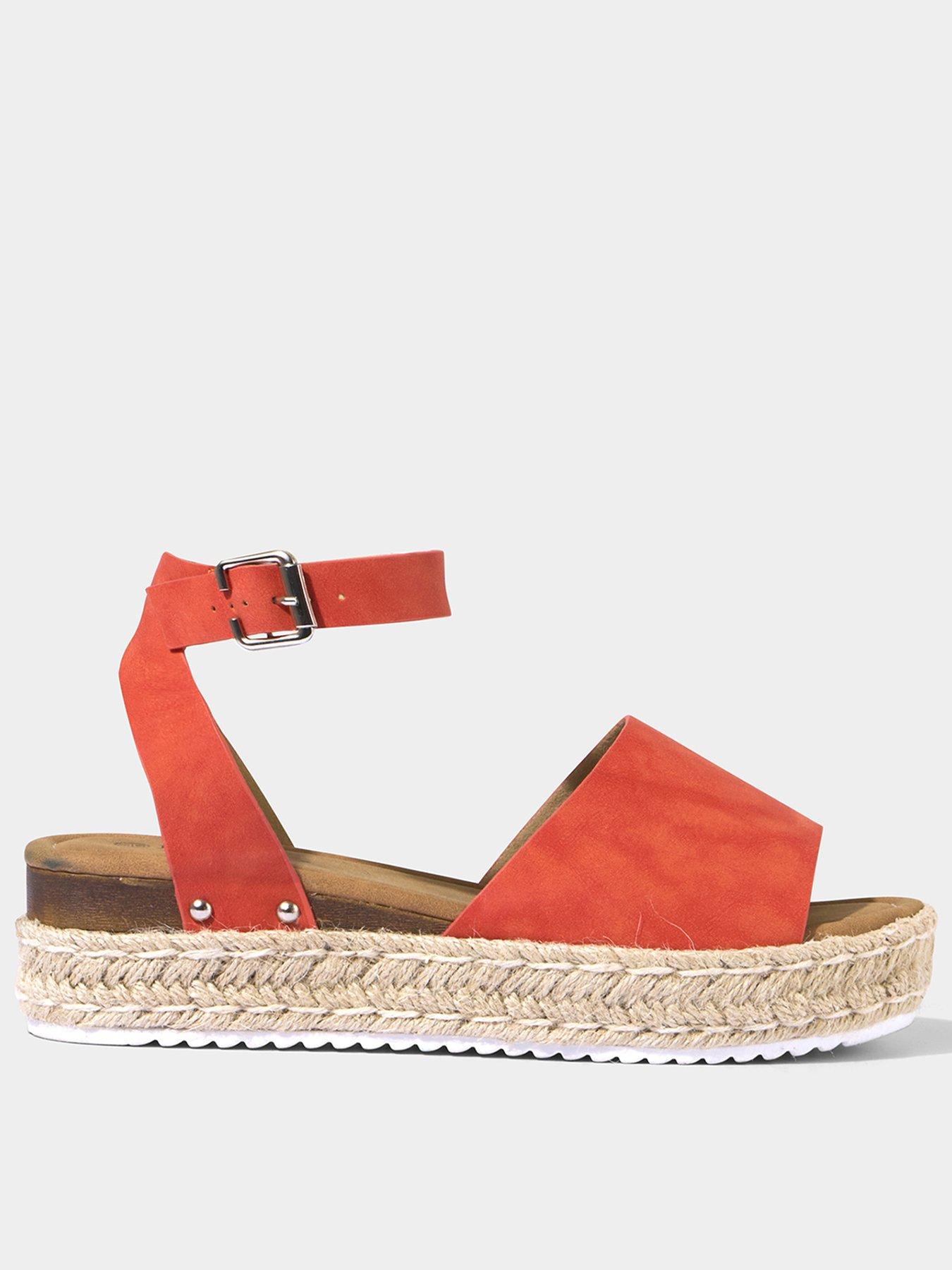 Joe Browns Sea Breeze Espadrille Sandals - Orange