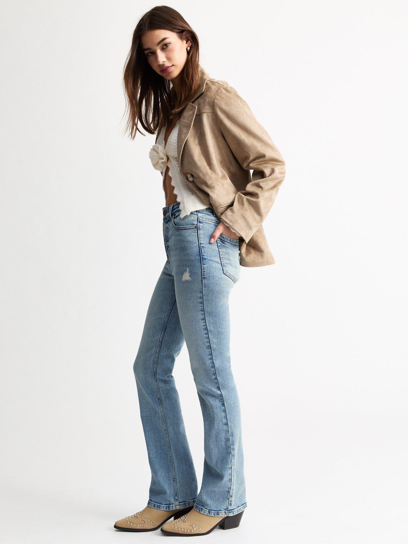 undefined Blue Quinn Bootcut Flared Jeans