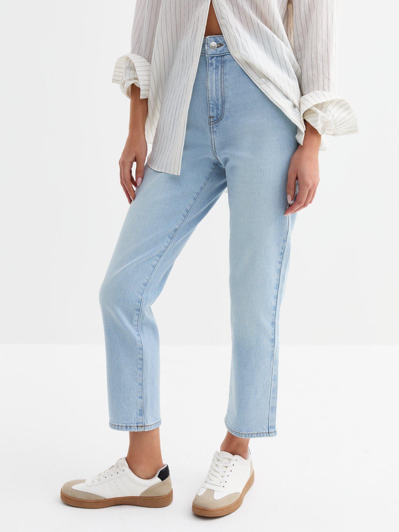 undefined Hannah Straight Leg Jeans - Blue