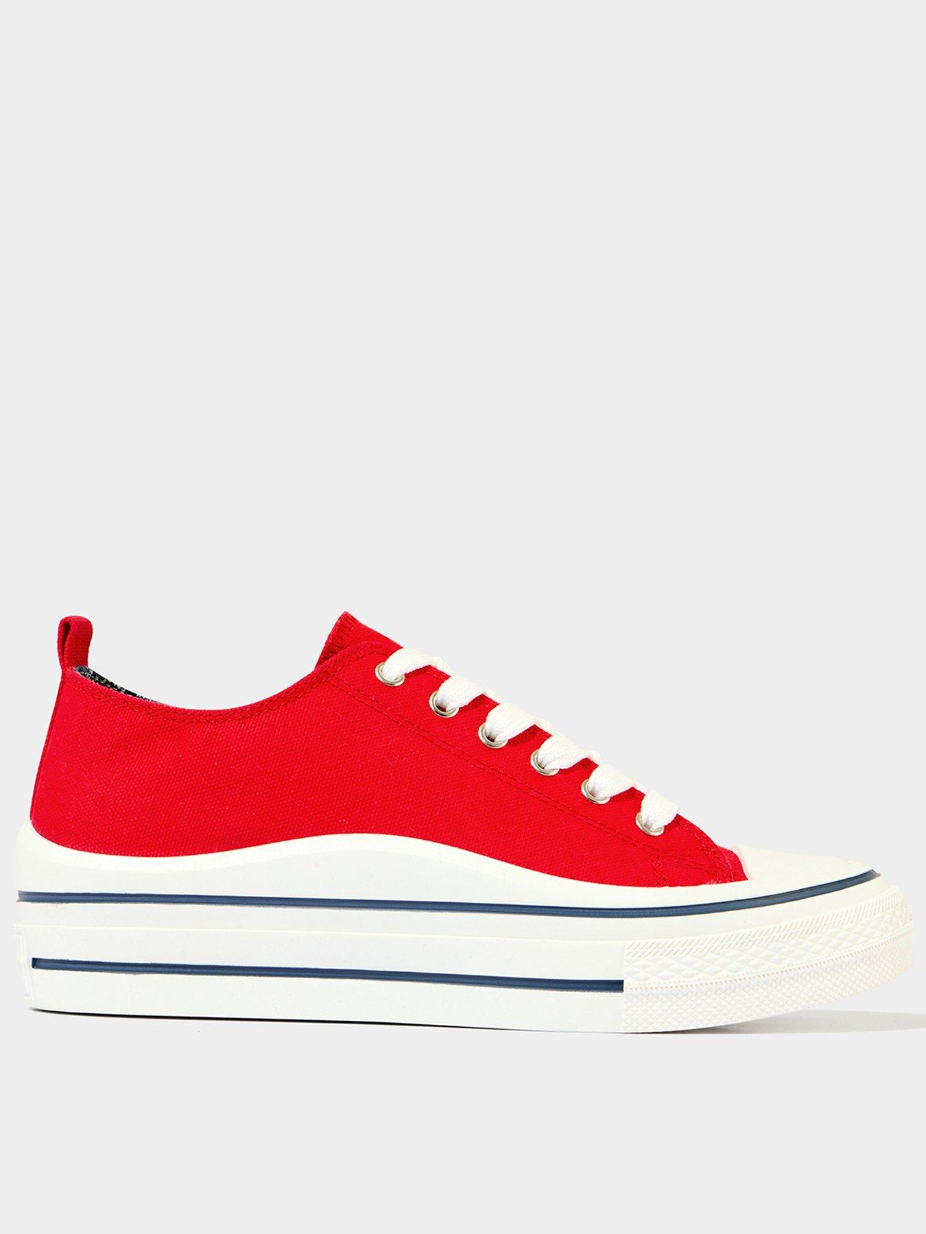 undefined Montpellier Platform Pumps - Red