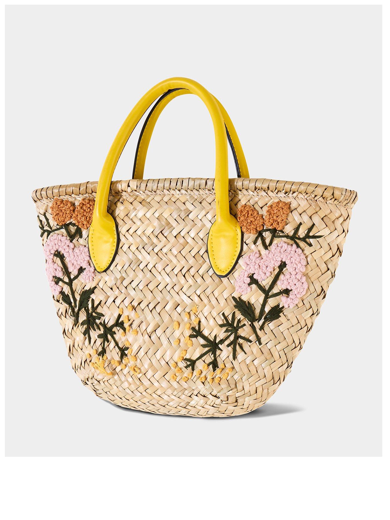 Image 3 of 4 of Joe Browns Embroidered Basket Bag - Yellow Multi