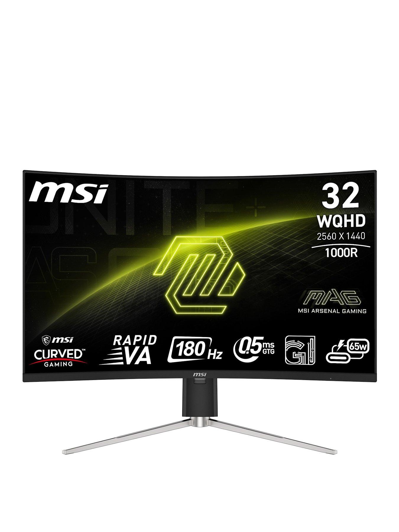 undefined MAG 325CQRF QD E2 - 32in - WQHD - 180Hz - Curved Gaming Monitor - Black