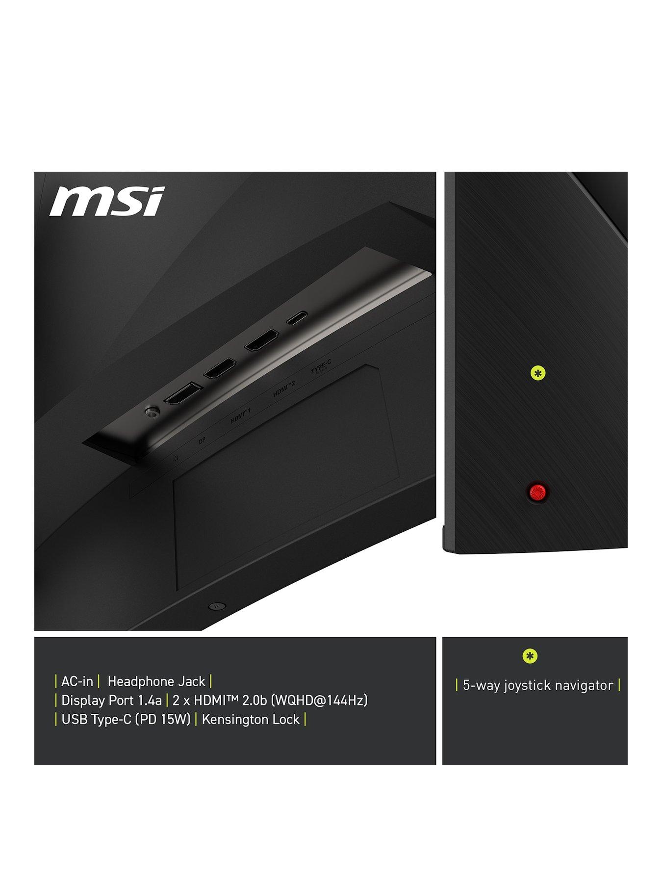 Image 2 of 7 of MSI MAG 325CQRXF E2 - 32in - WQHD - 240Hz - Curved Gaming Monitor - Black