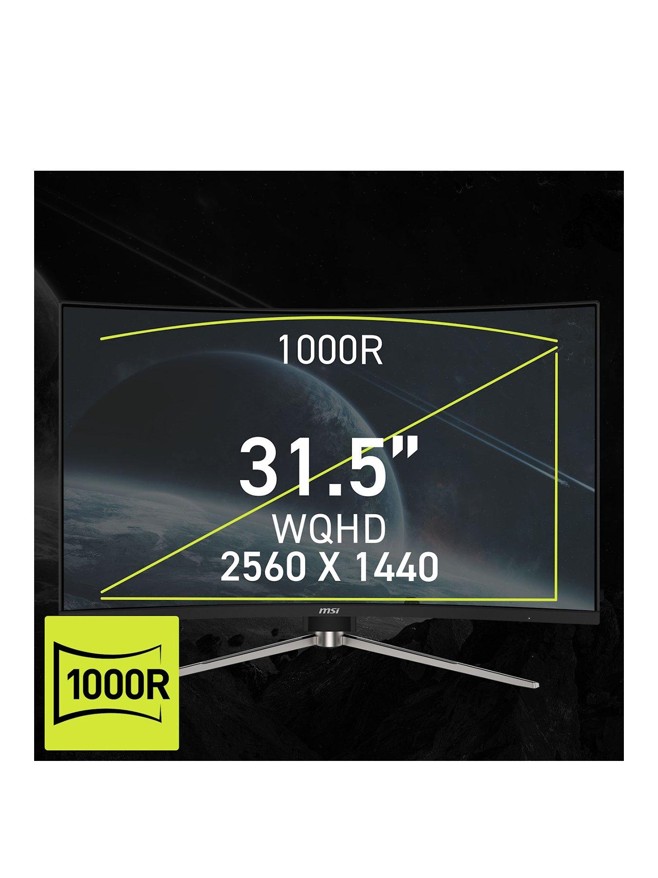 Image 3 of 7 of MSI MAG 325CQRXF E2 - 32in - WQHD - 240Hz - Curved Gaming Monitor - Black