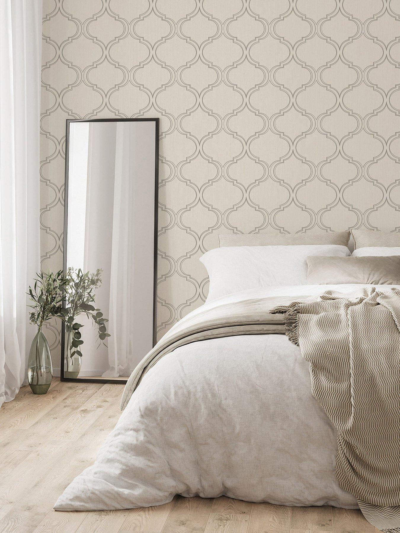 undefined Kasbah Trellis Natural Wallpaper