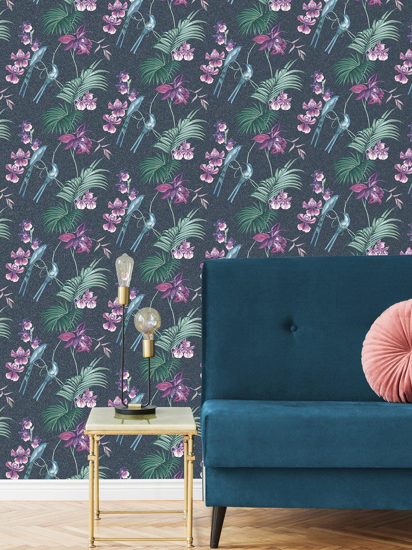 undefined Utopia Navy Wallpaper