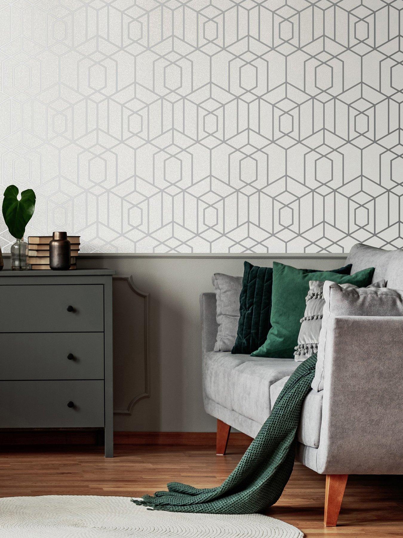 Julian McDonald Disco Vogue- Silver Wallpaper