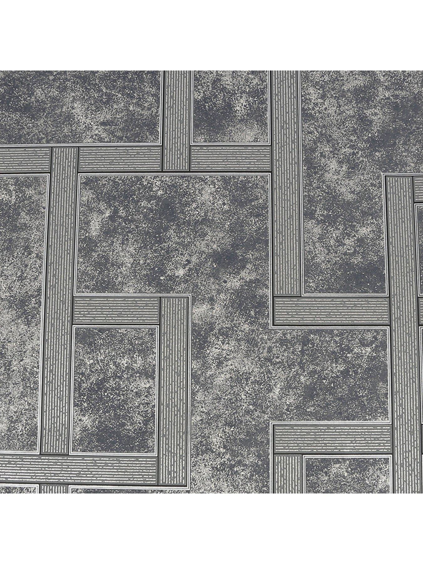 Image 2 of 3 of Boutique Gilded Greek Key - Onyx Wallpaper