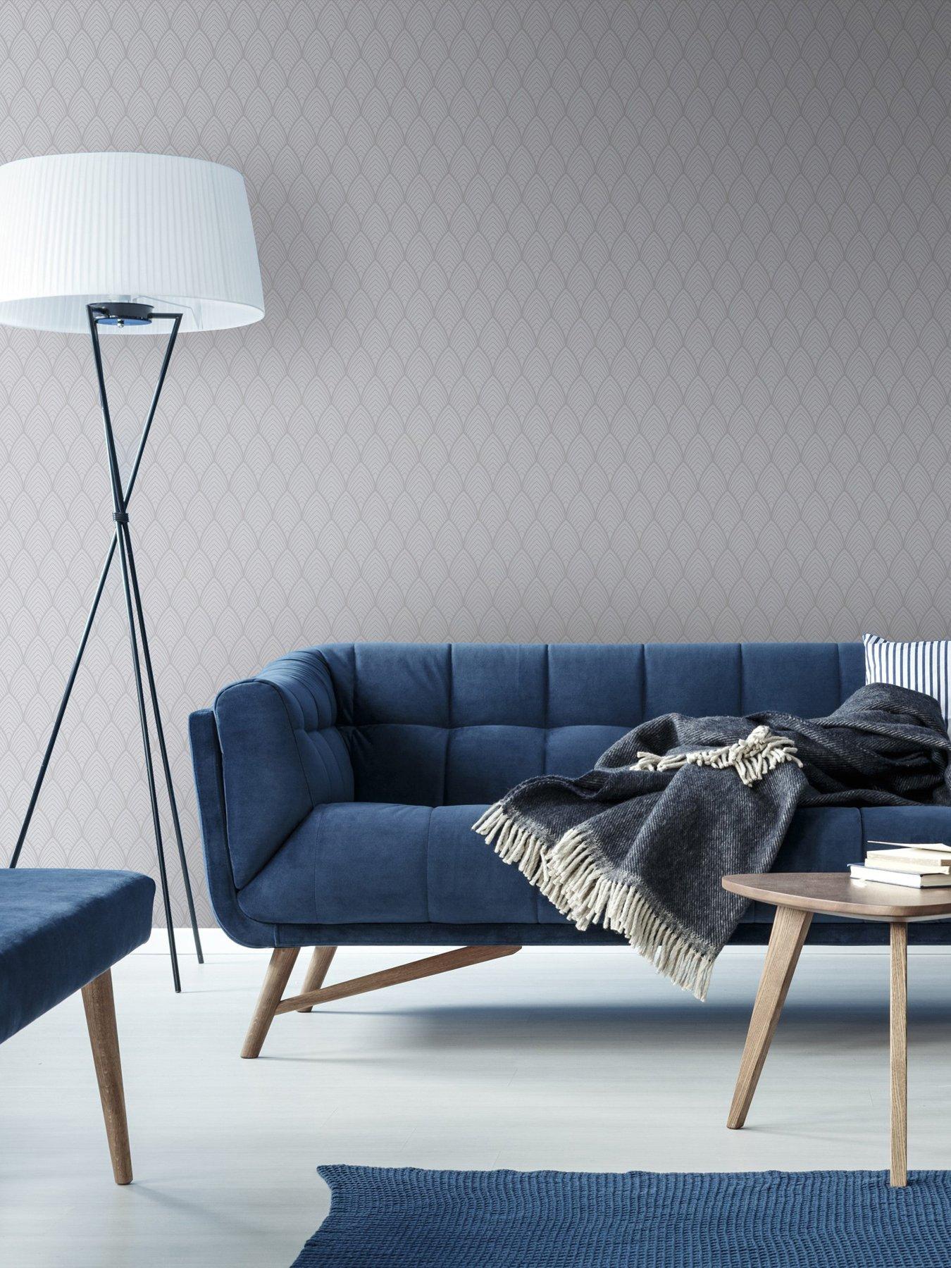 Superfresco Easy Bercy Gris Argent Wallpaper