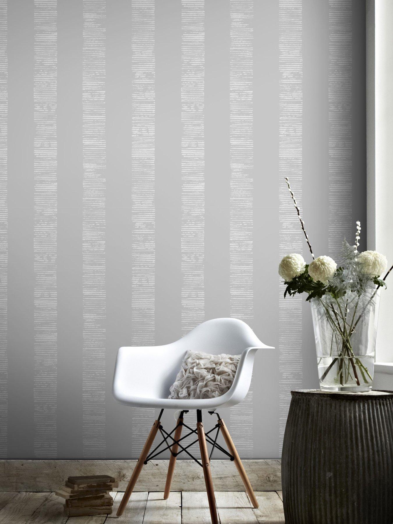 undefined Nwg Mara Stripe -Silver Wallpaper