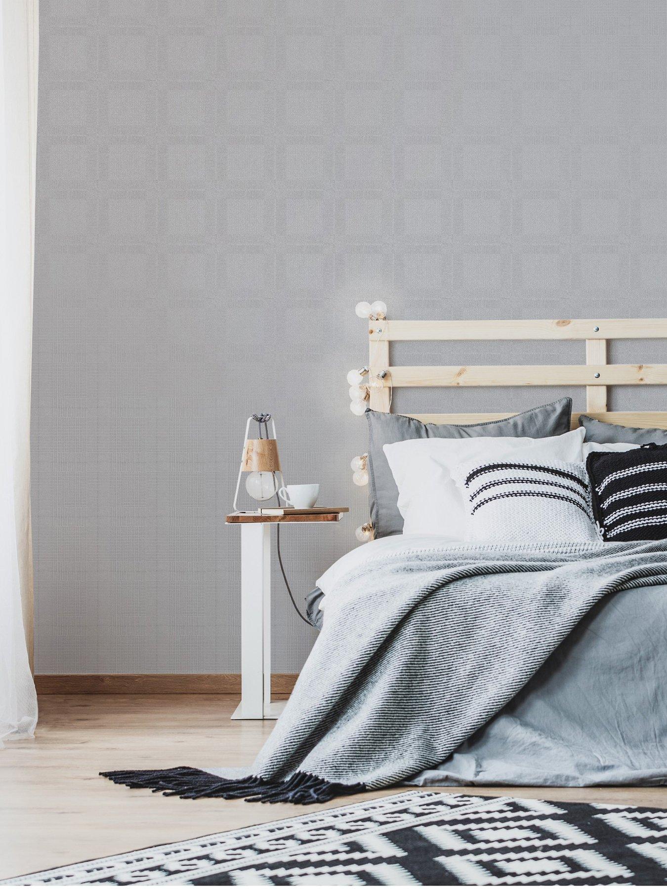 undefined Highland Tweed - Silver Wallpaper