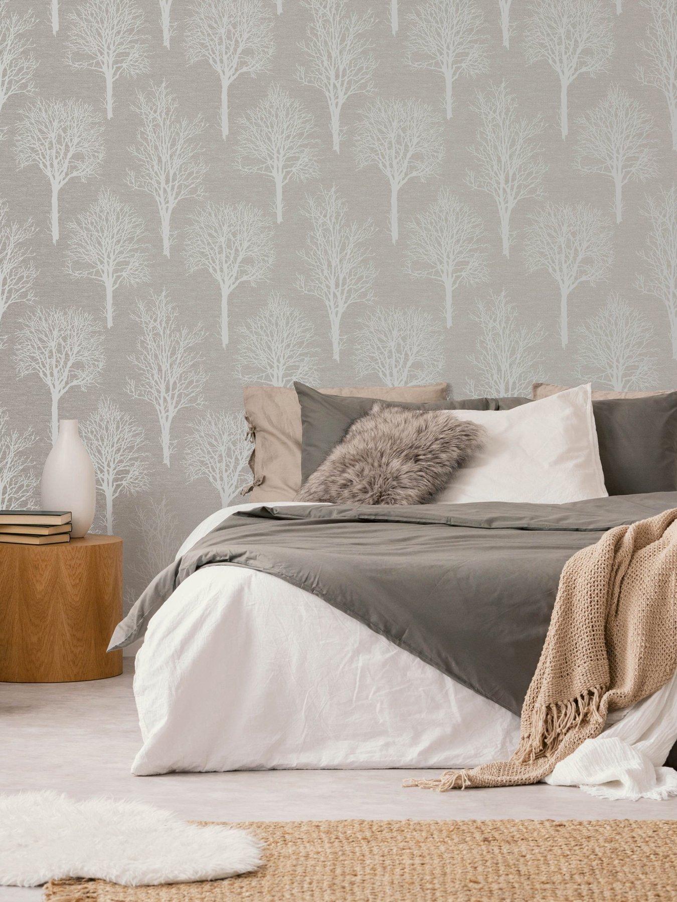 undefined Landscape Wallpaper in Taupe