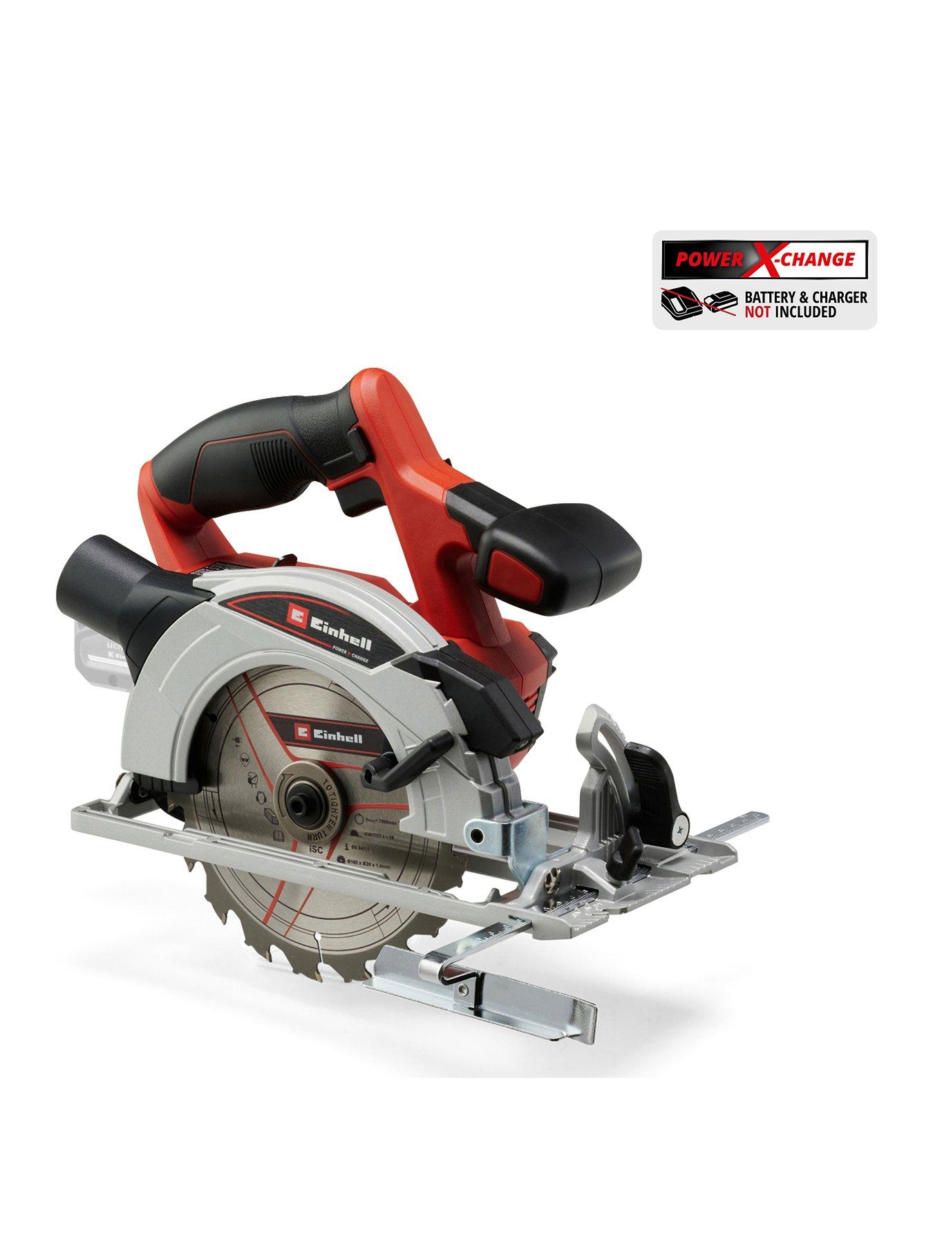 Image 1 of 7 of Einhell PXC 18V Cordless 165mm Circular Saw - TE-CS 18/165-1 Li Solo
