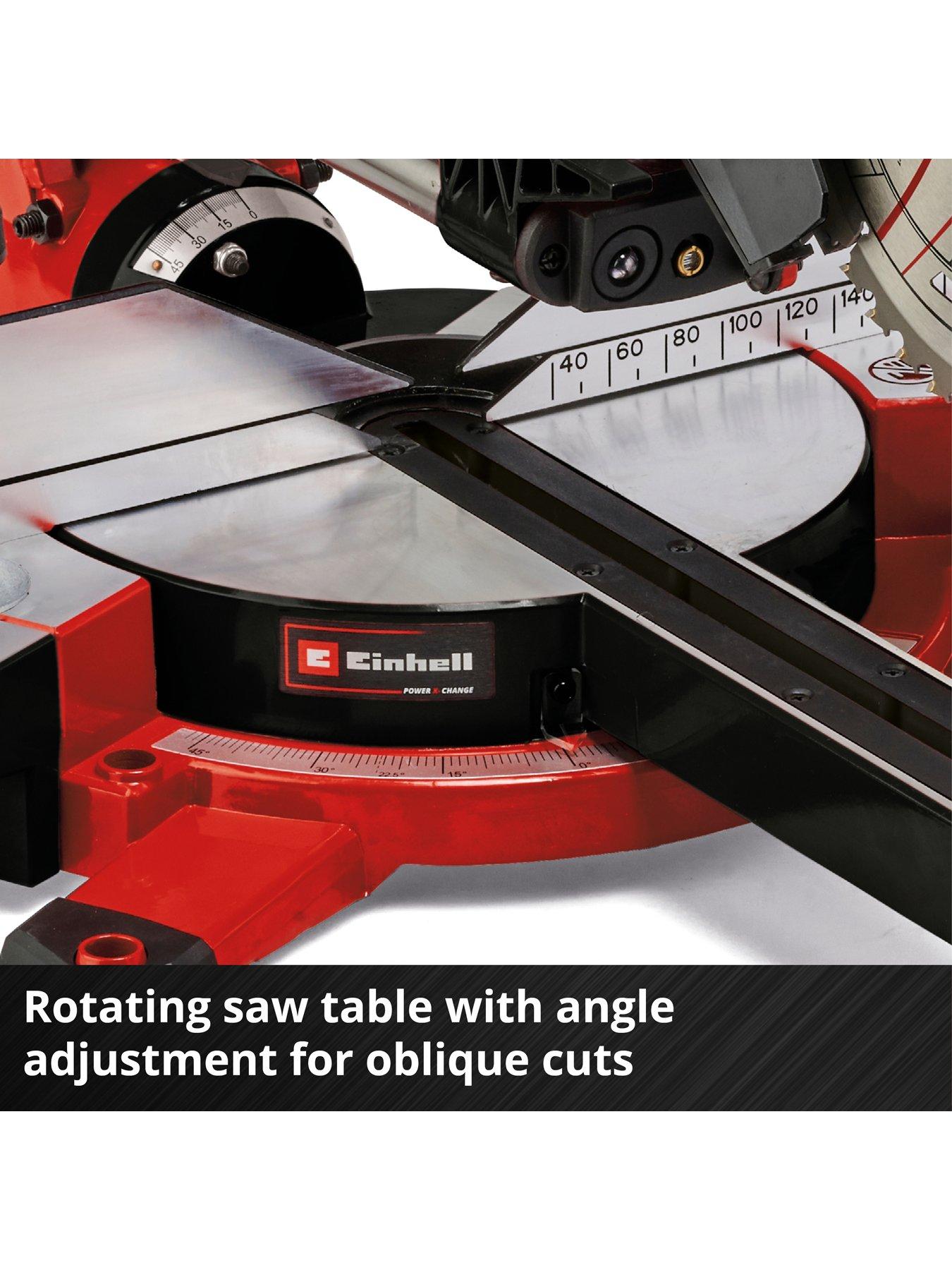Image 4 of 7 of Einhell PXC 36V Cordless 210mm Sliding Mitre Saw - TE-SM 36/210 Solo