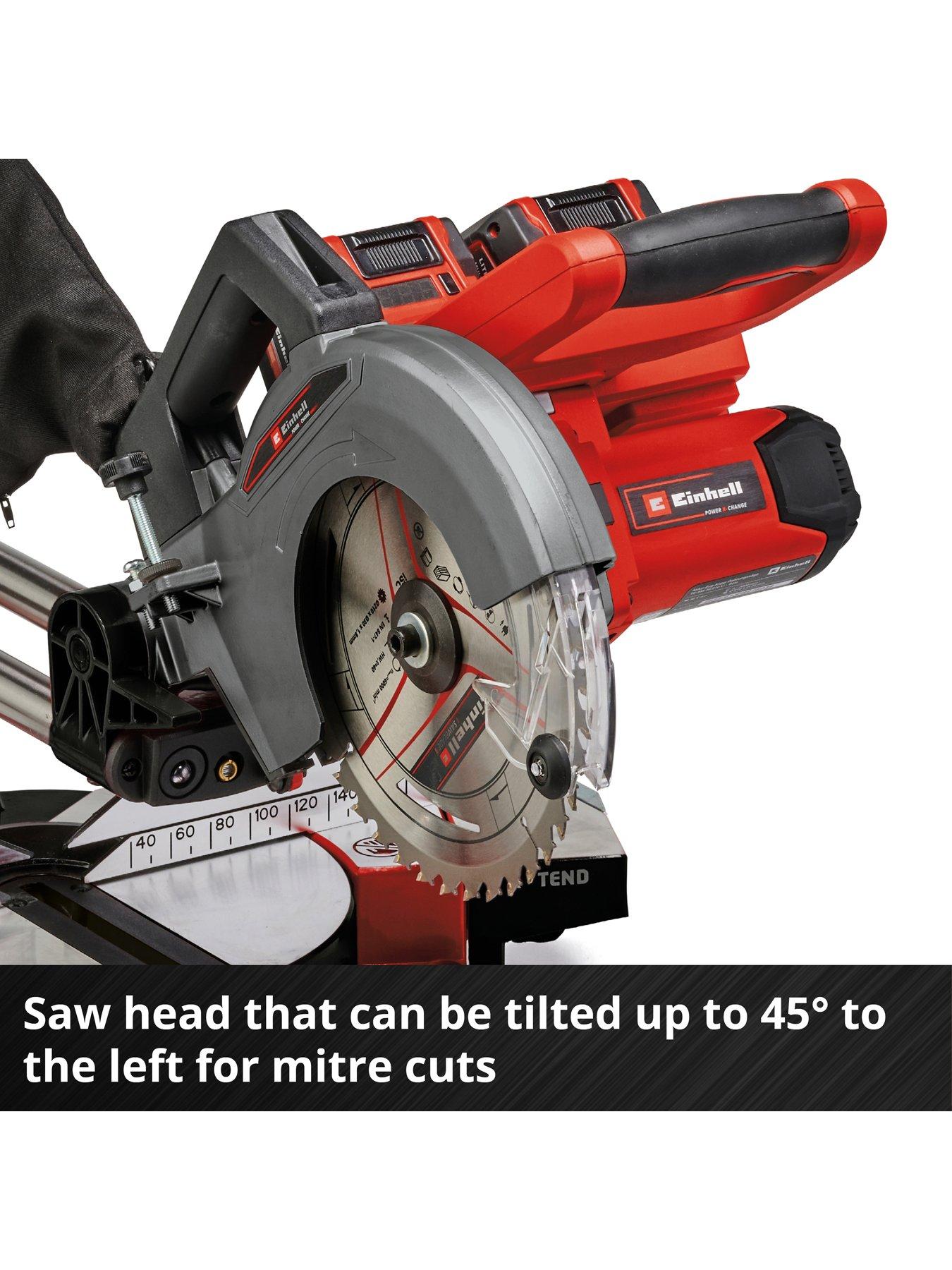 Image 5 of 7 of Einhell PXC 36V Cordless 210mm Sliding Mitre Saw - TE-SM 36/210 Solo