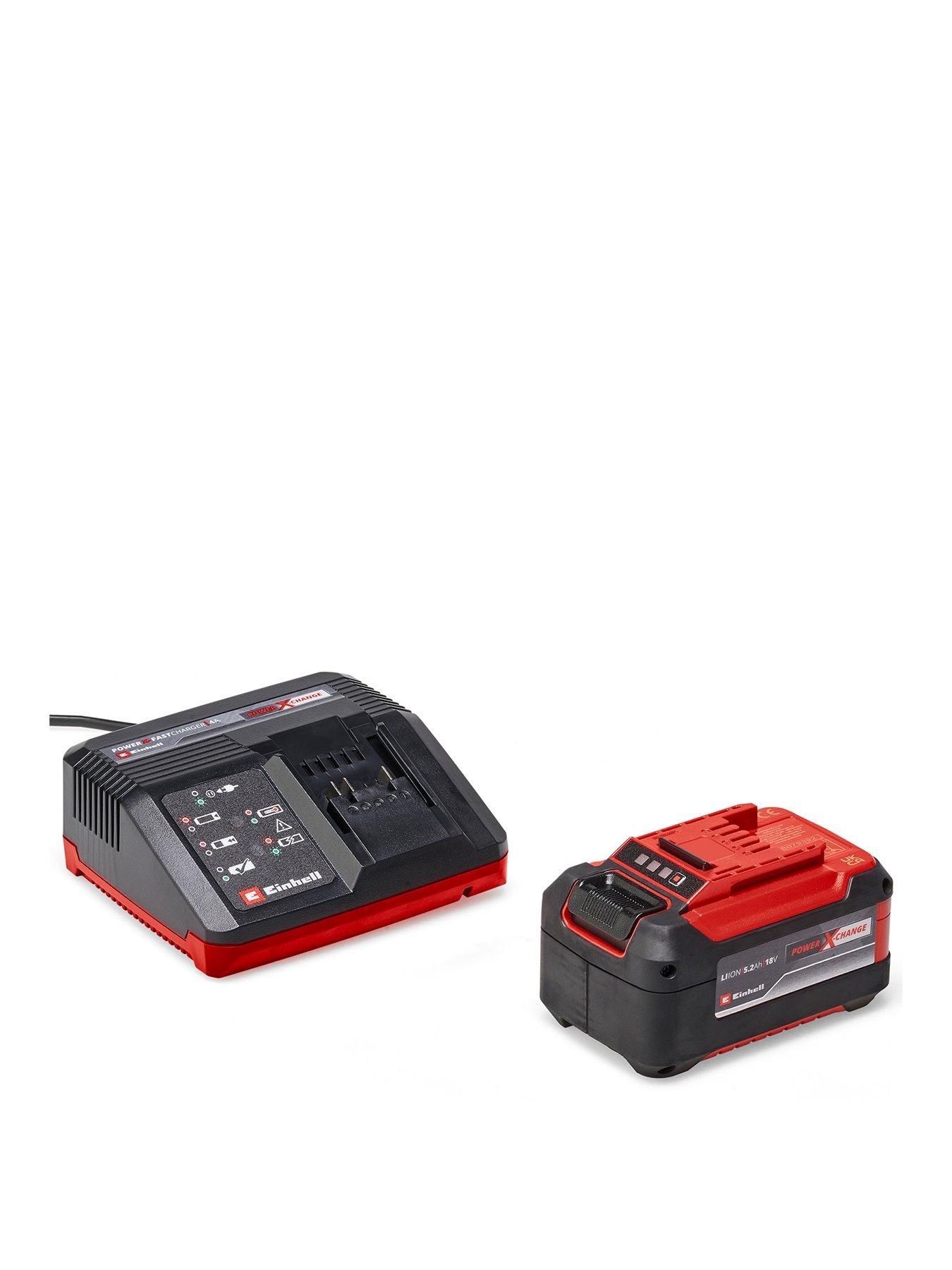 Product photograph of Einhell Power Tool Expert 5 2ah Battery Amp Charger 18v Starter Kit from very.co.uk