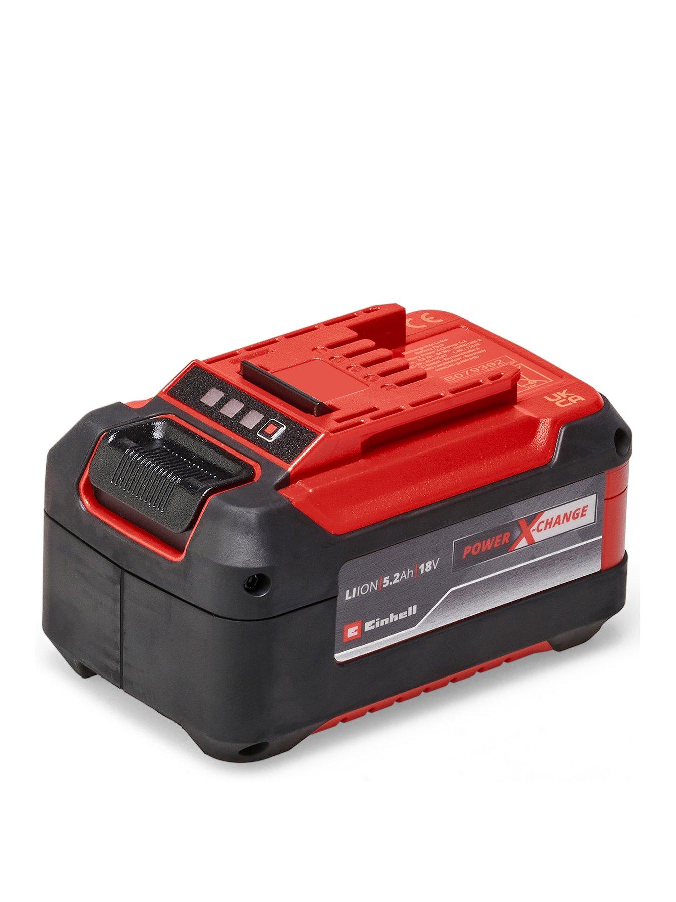 Product photograph of Einhell Pxc 18v 5 2ah Plus Battery from very.co.uk
