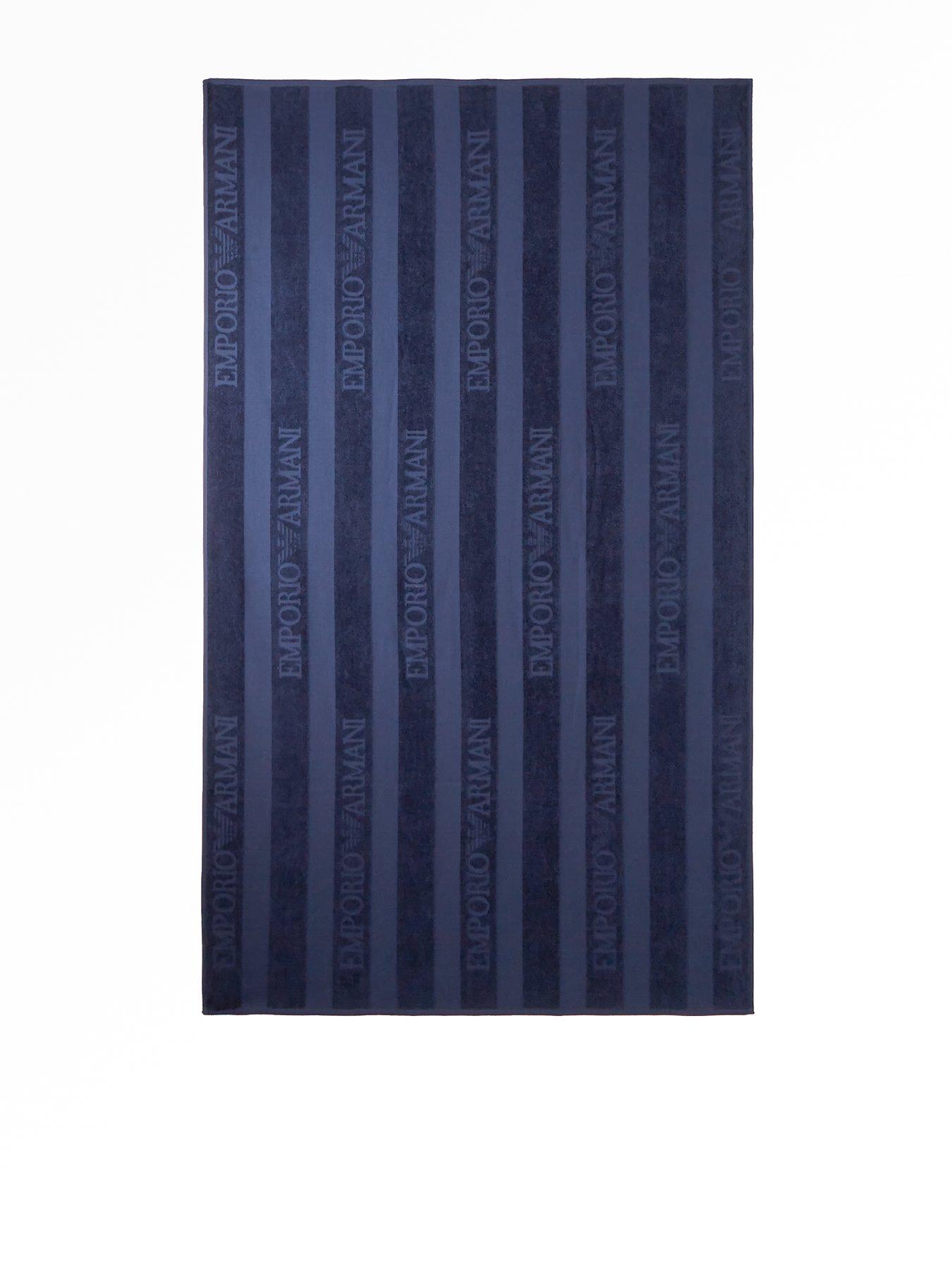 undefined Toal Printed Towel - Dark Blue