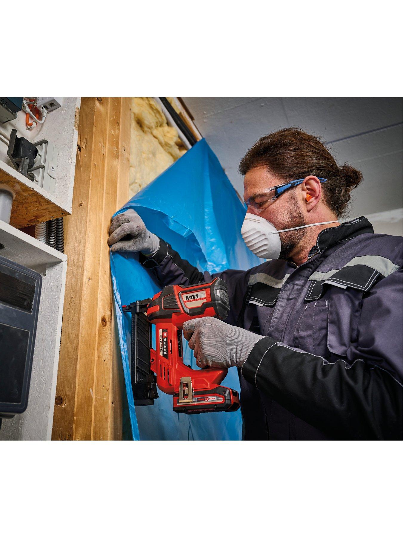 Image 2 of 7 of Einhell PXC 18V Cordless Staple Gun - FIXETTO 18/35 S