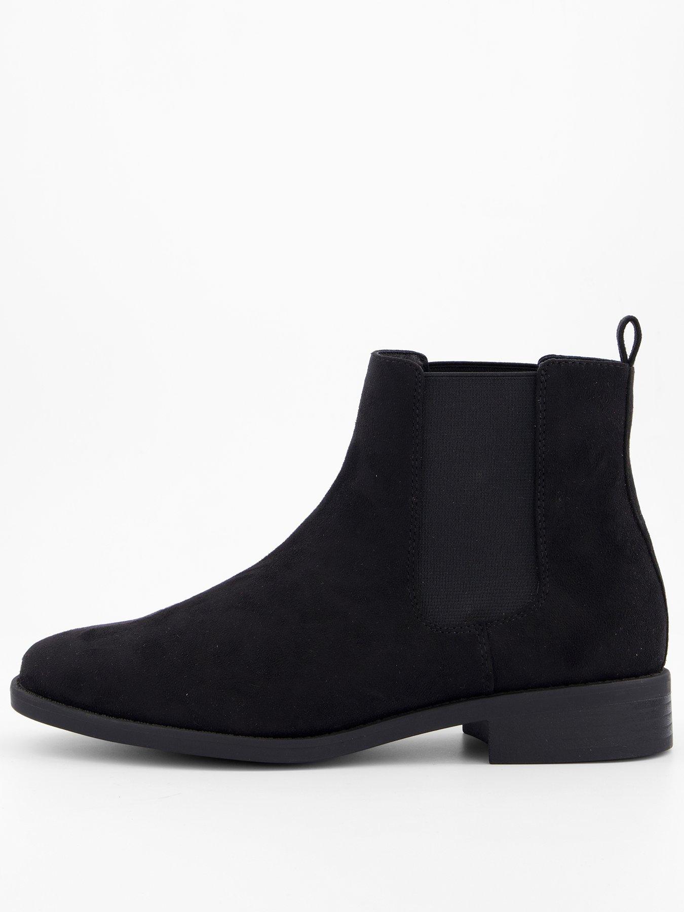 V by Very Ankle Boot - Black