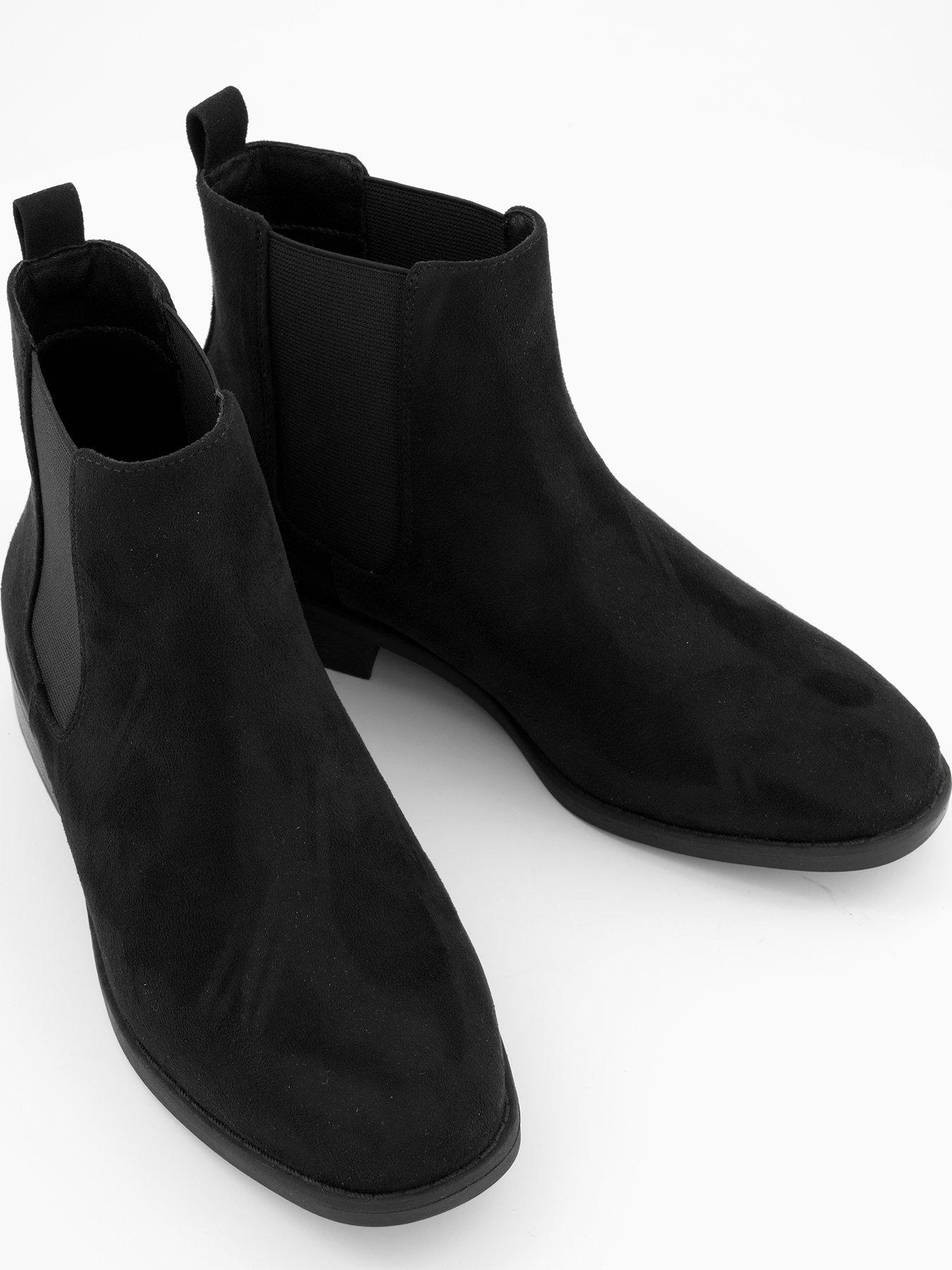 V by Very Ankle Boot - Black | Very