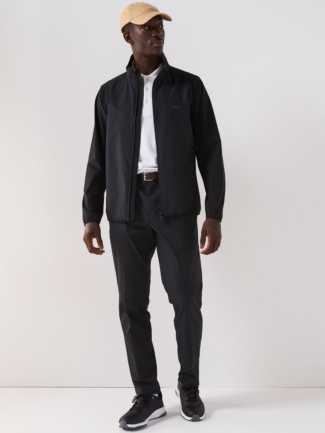 Image 3 of 6 of BOSS Mens Golf J Putt Jacket - Black