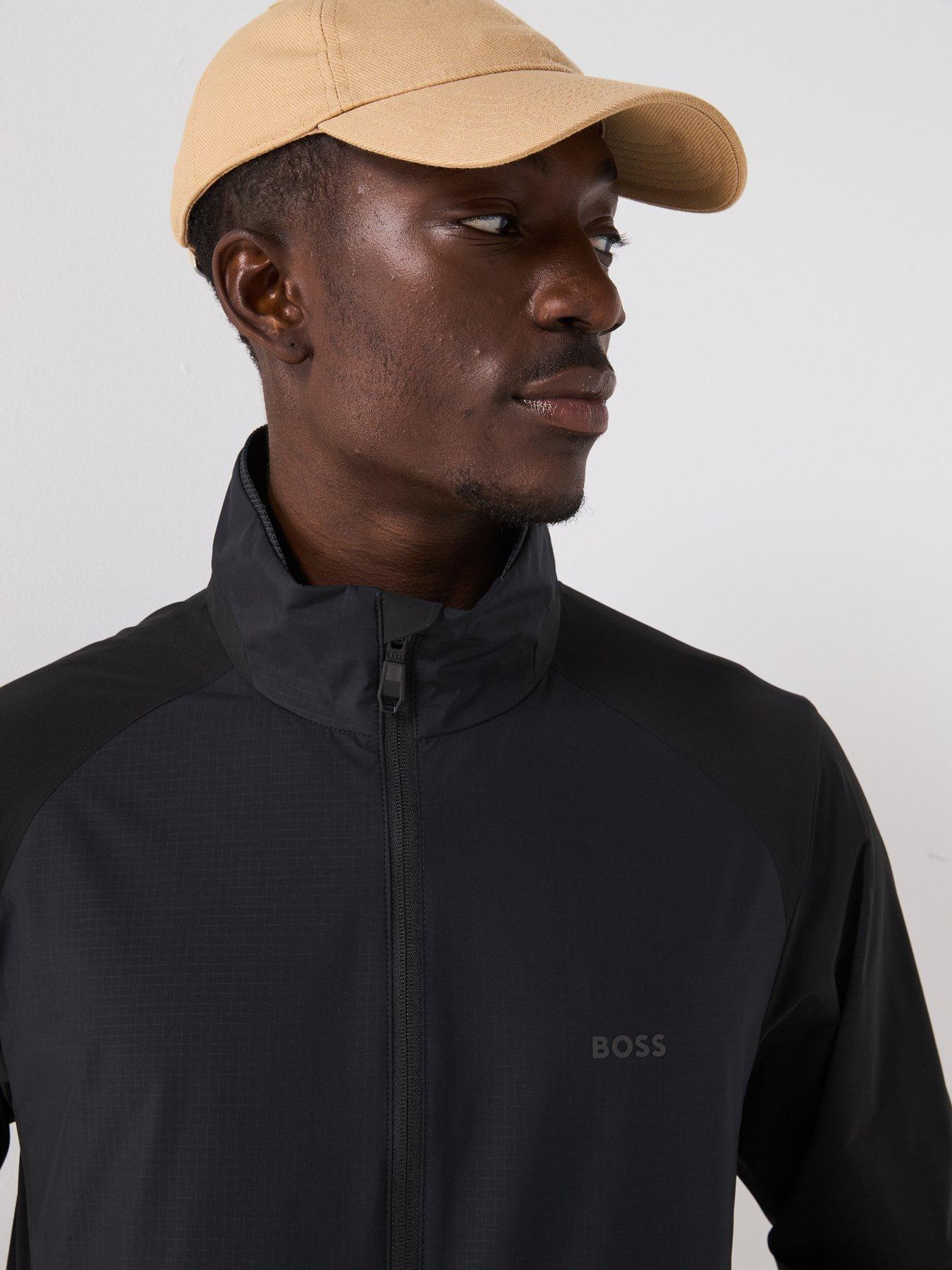 Image 4 of 6 of BOSS Mens Golf J Putt Jacket - Black