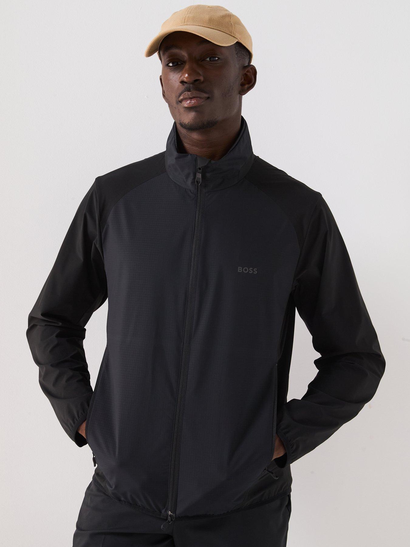Image 5 of 6 of BOSS Mens Golf J Putt Jacket - Black