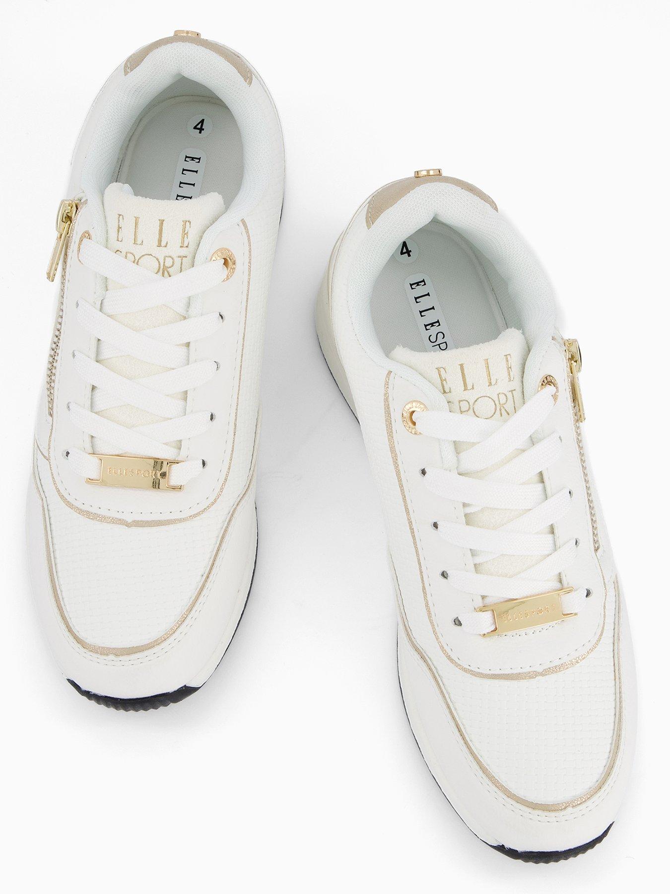 Elle Sport Womens Platform Trainers White White Trainers Ladies