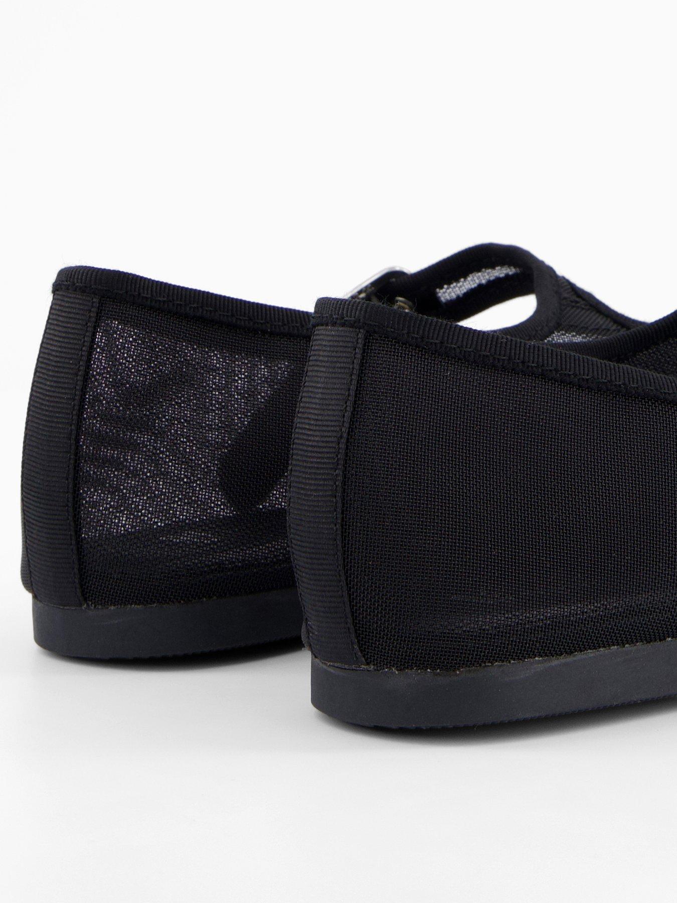 Image 3 of 8 of V by Very Mary Jane Mesh Ballet Pump - Black
