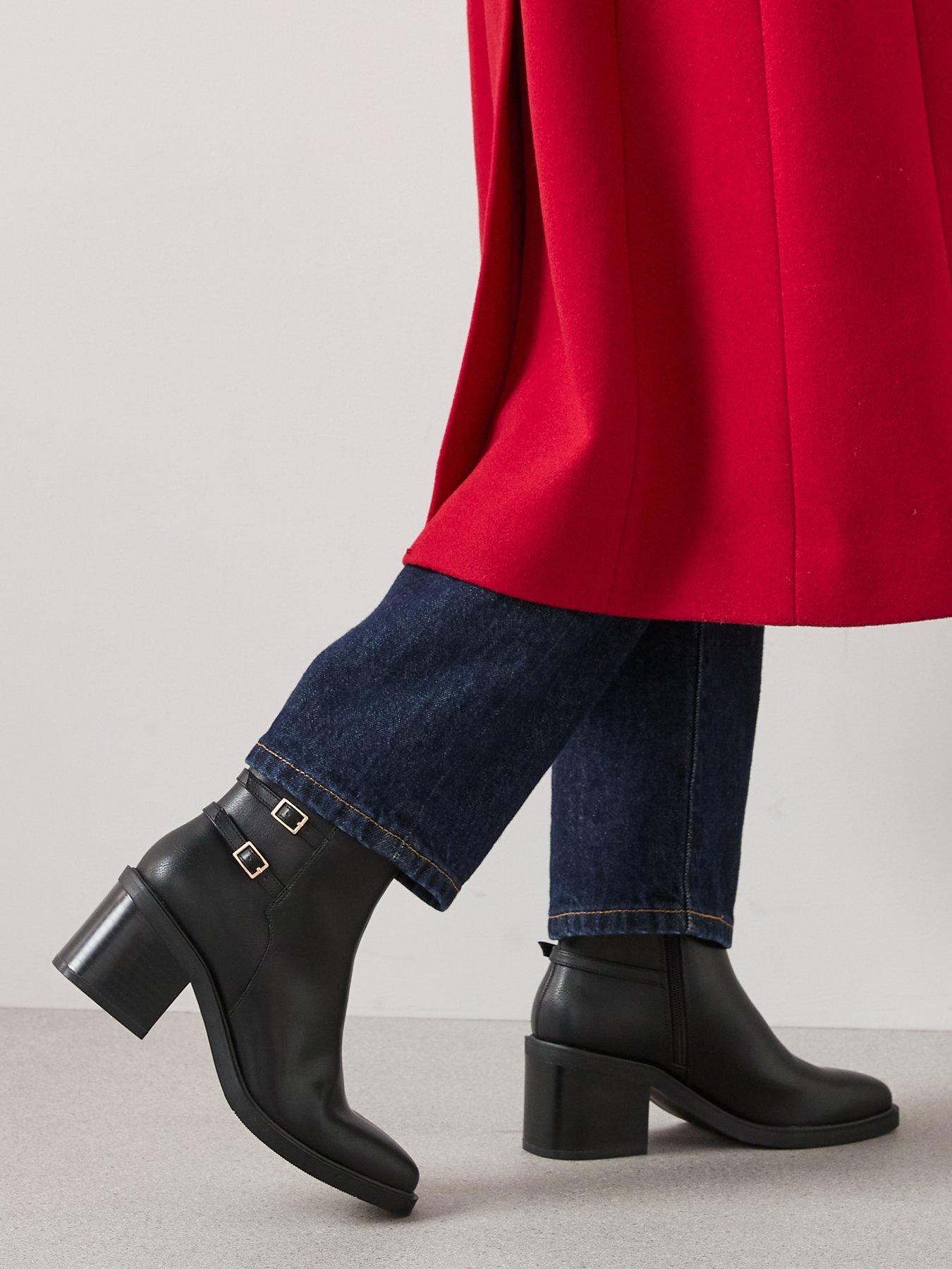 v-by-very-triple-buckle-block-heel-ankle-boot-black