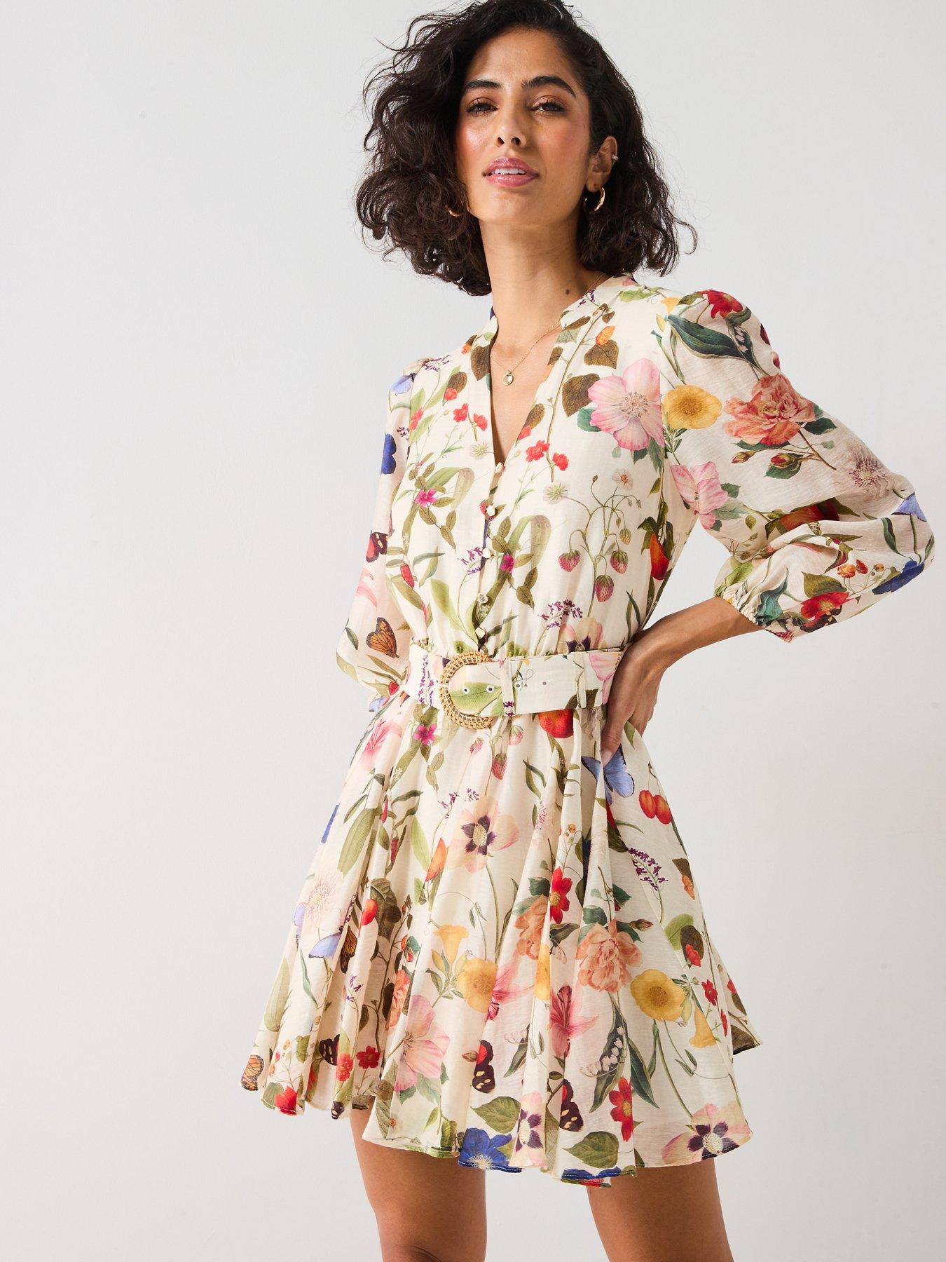 Forever New Wesley Printed Skater Mini Dress - Multi | Very