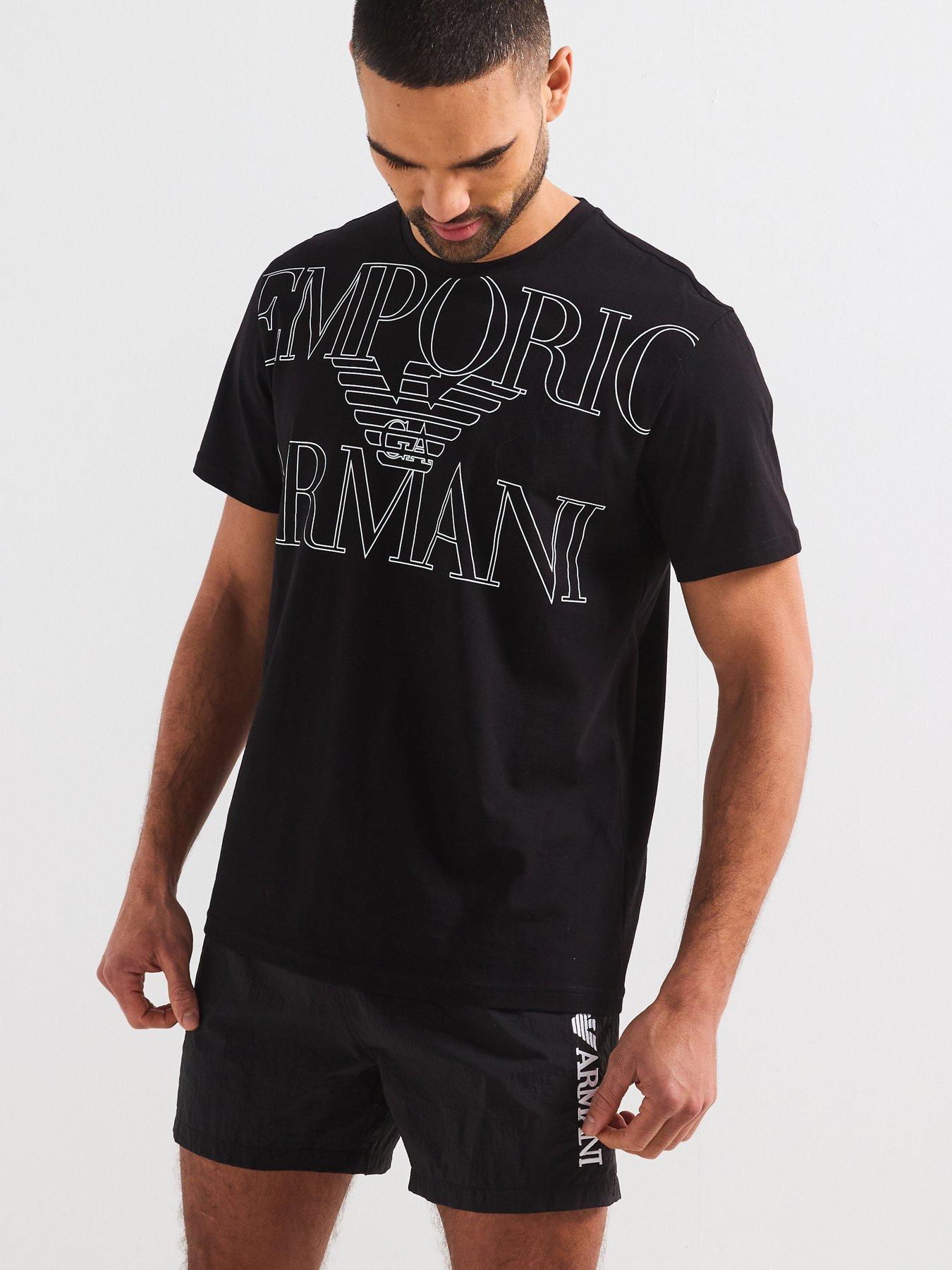 undefined Logo Crew Neck T-Shirt - Black