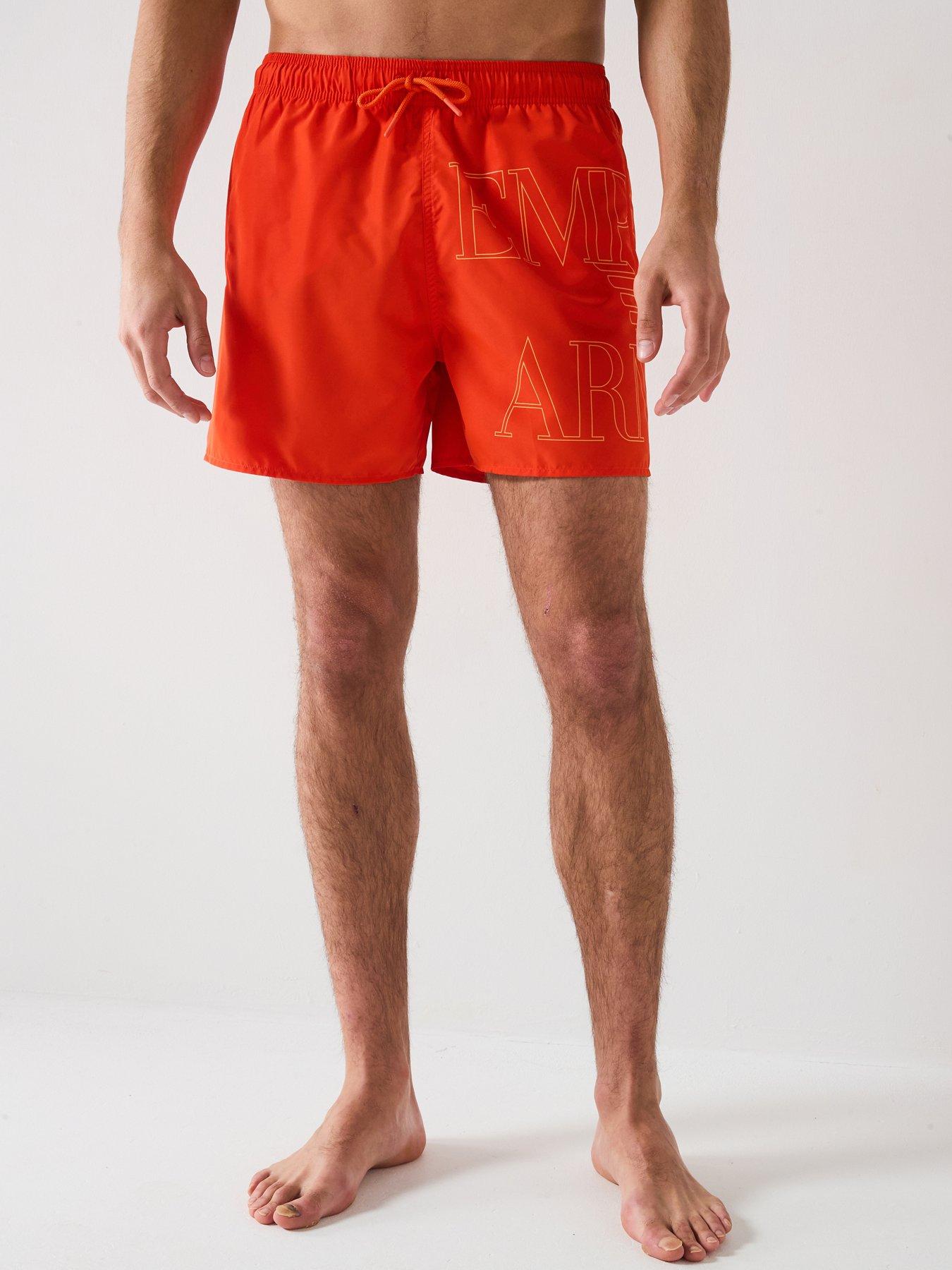 undefined Logo Print Swimshorts - Red