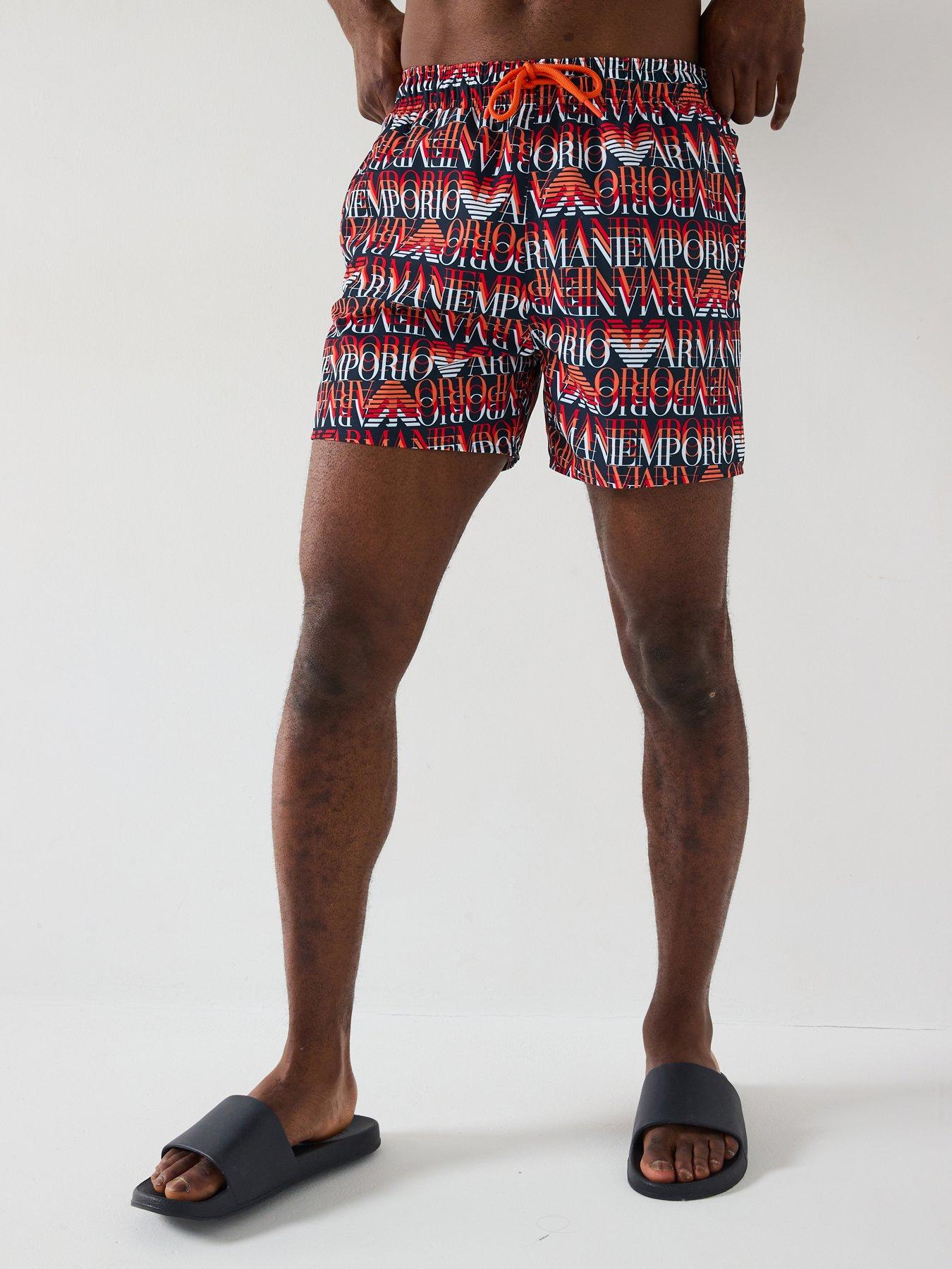undefined Logo Print Swim Short - Multi
