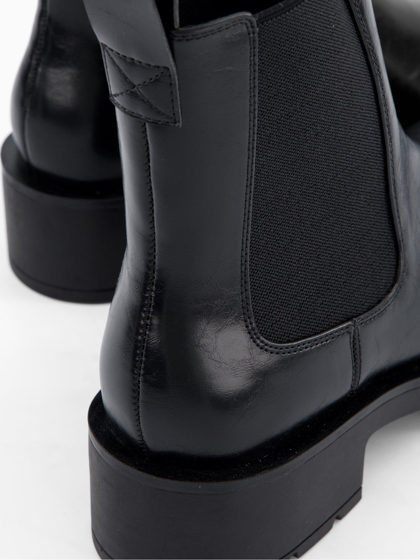 Image 6 of 7 of The Very Collection Wide Fit Chunky Chelsea - Black