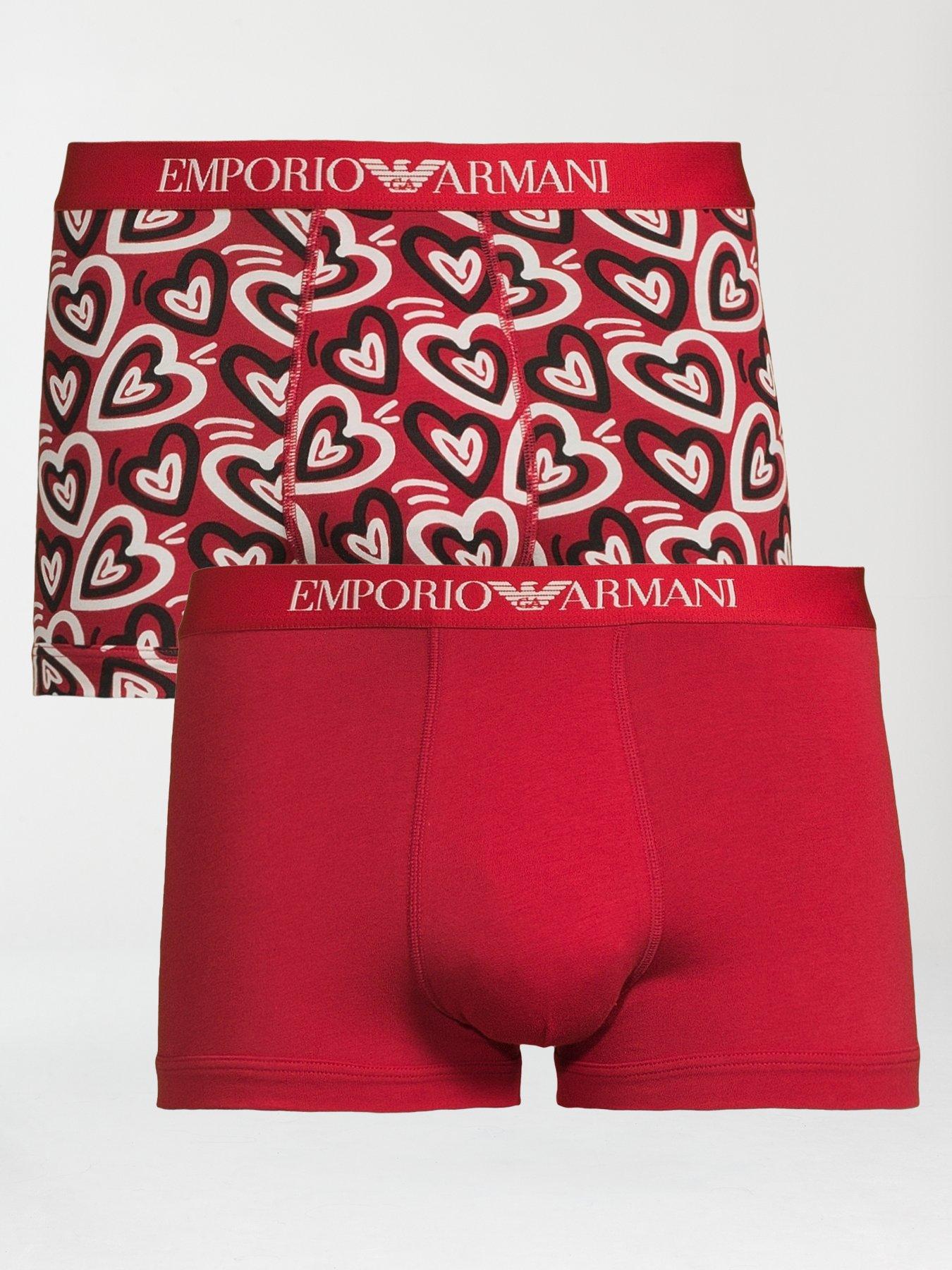 undefined 2 Pack Heart Print Boxer Shorts - Multi