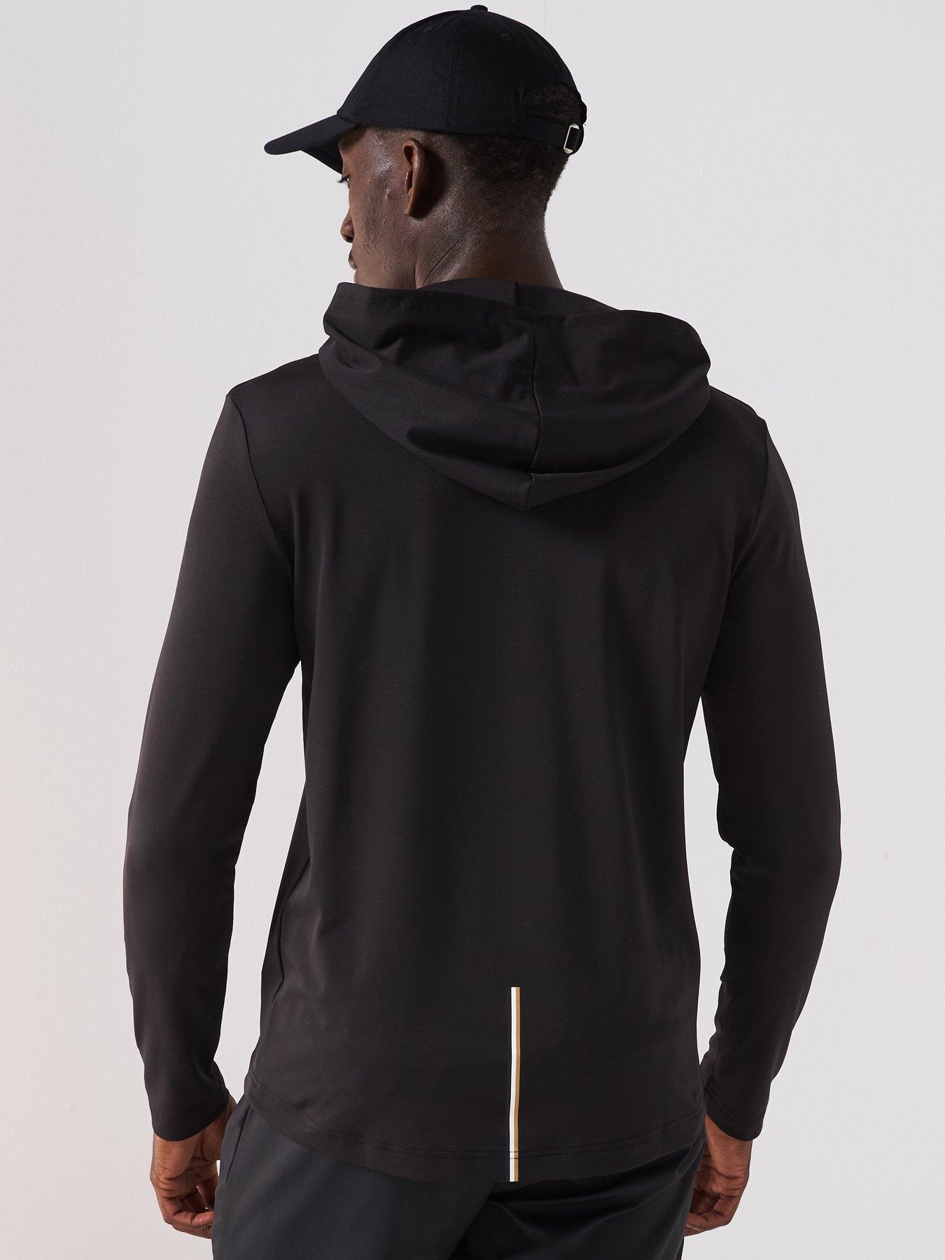 Image 2 of 5 of BOSS Mens Golf Scott Regular Fit Hoodie - Black