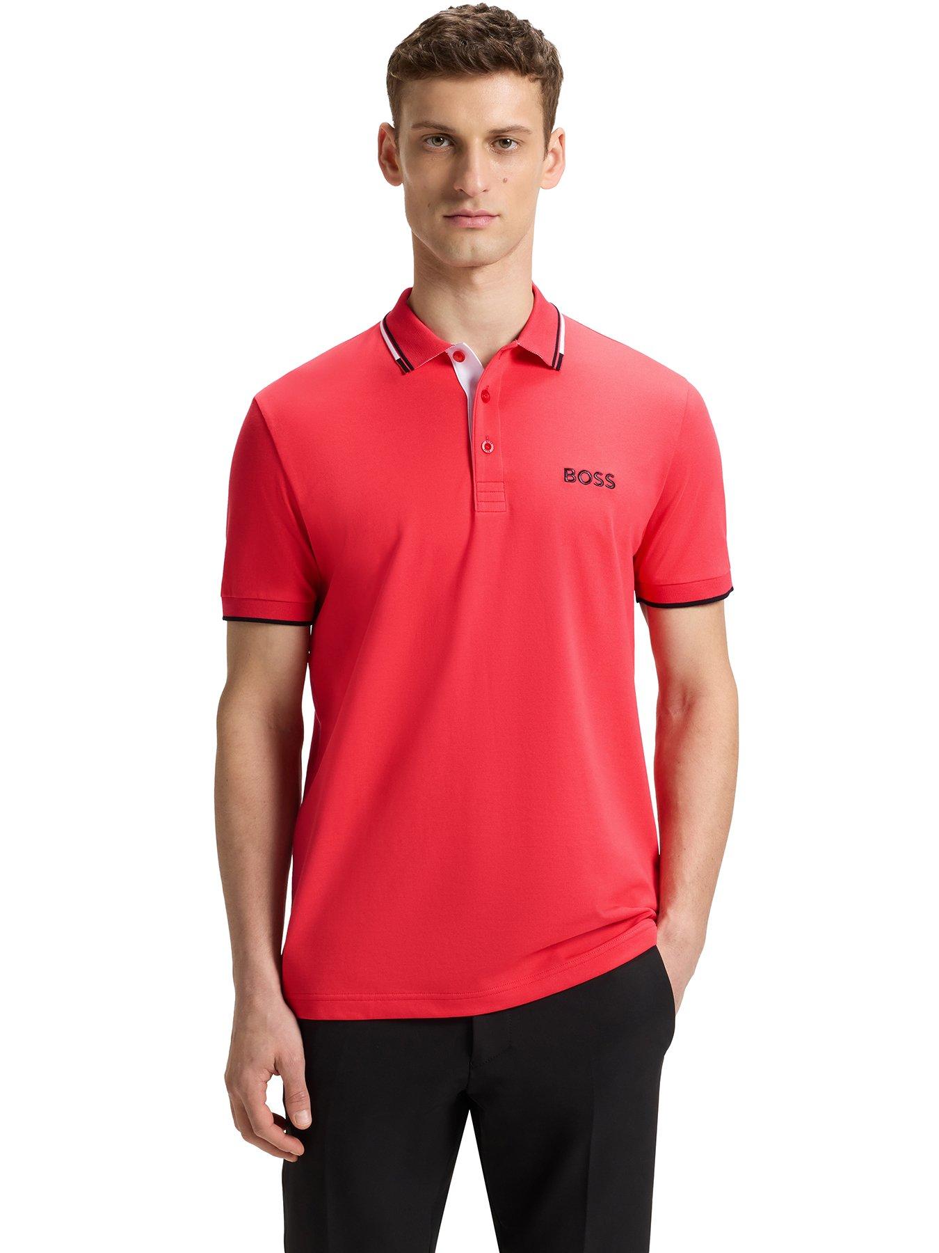 undefined Mens Golf Paddy Pro Regular Fit Polo - Red