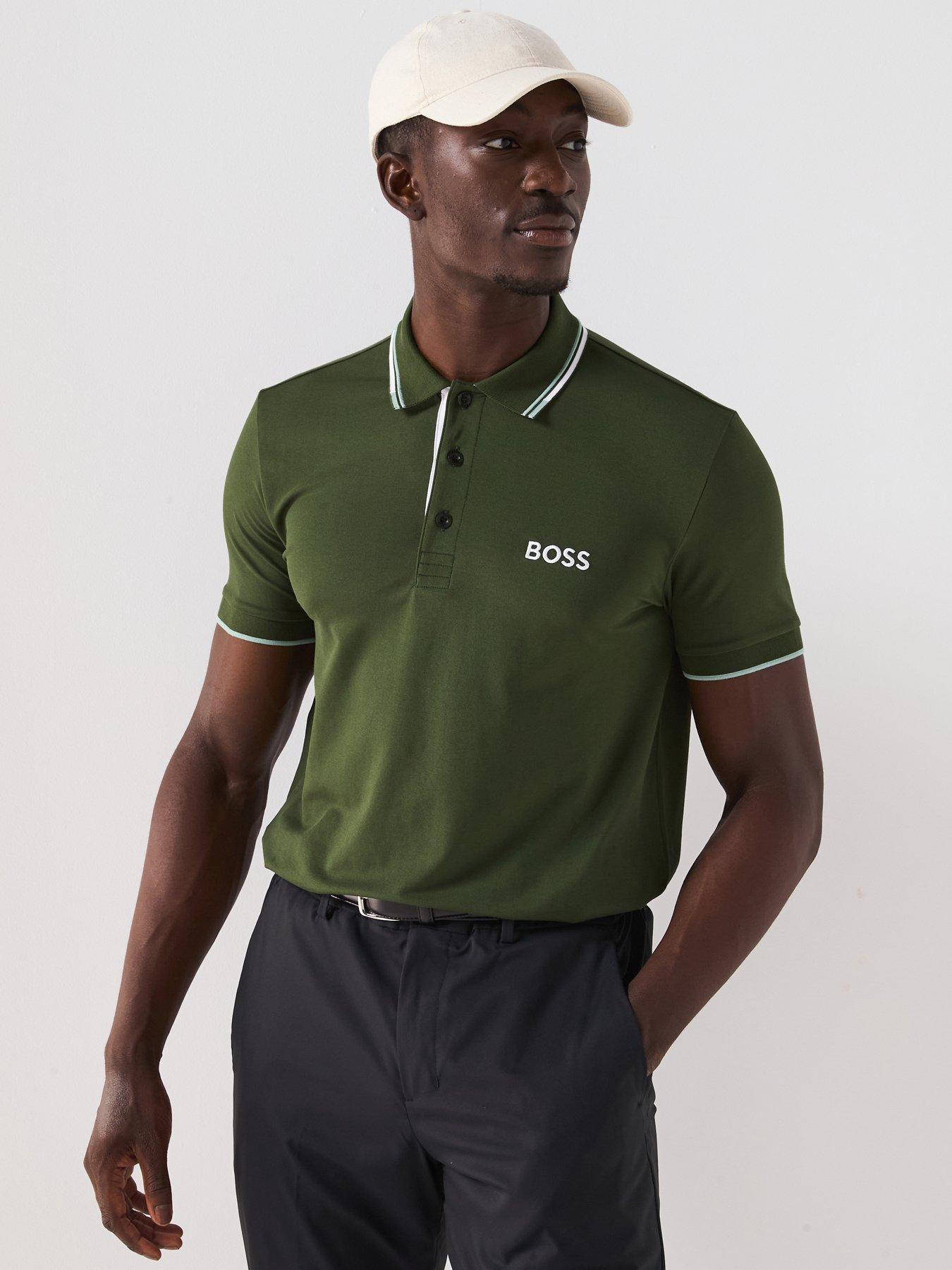 undefined Mens Golf Paddy Pro Regular Fit Polo Tee - Green