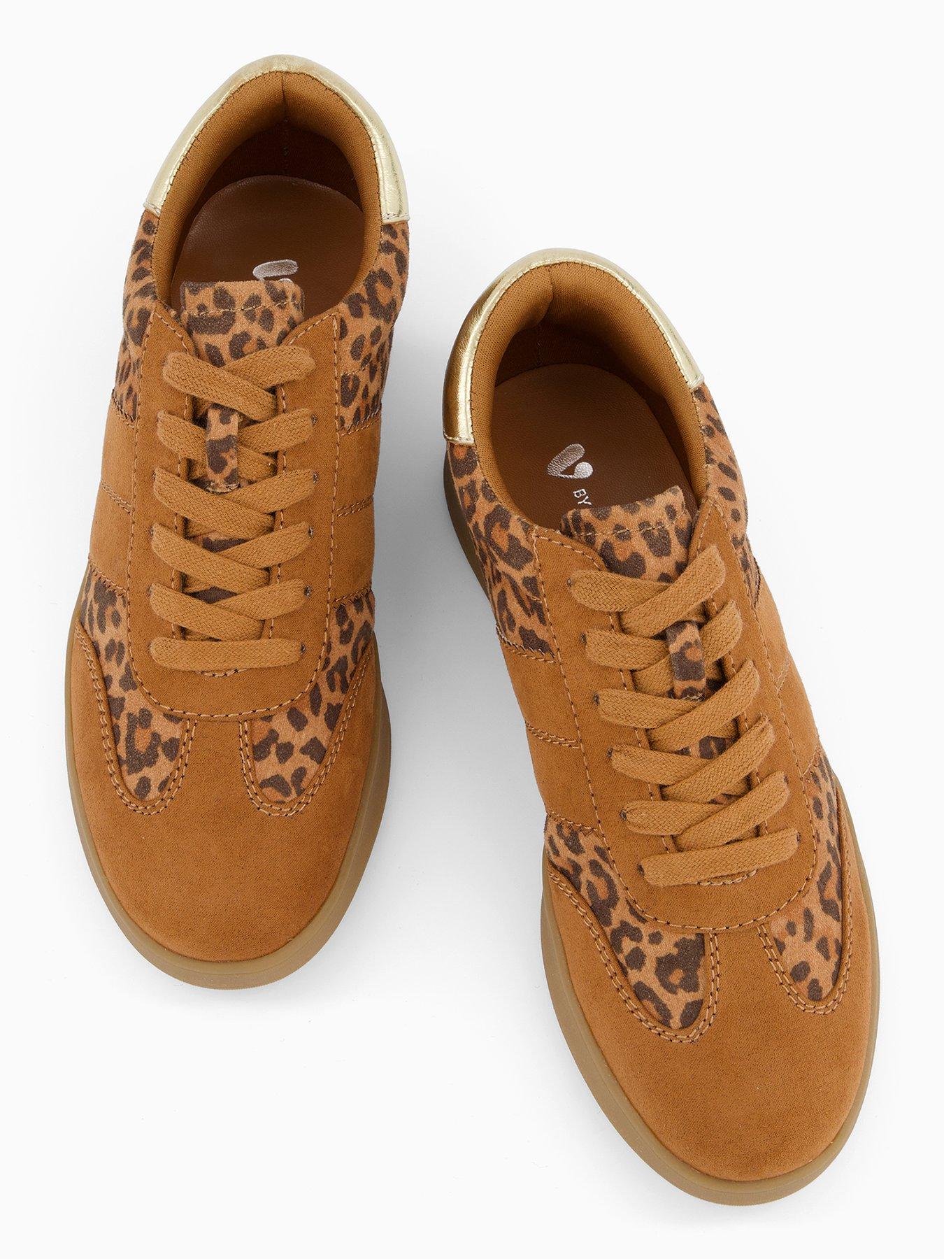 Image 3 of 7 of V by Very Leopard Trainer - Brown