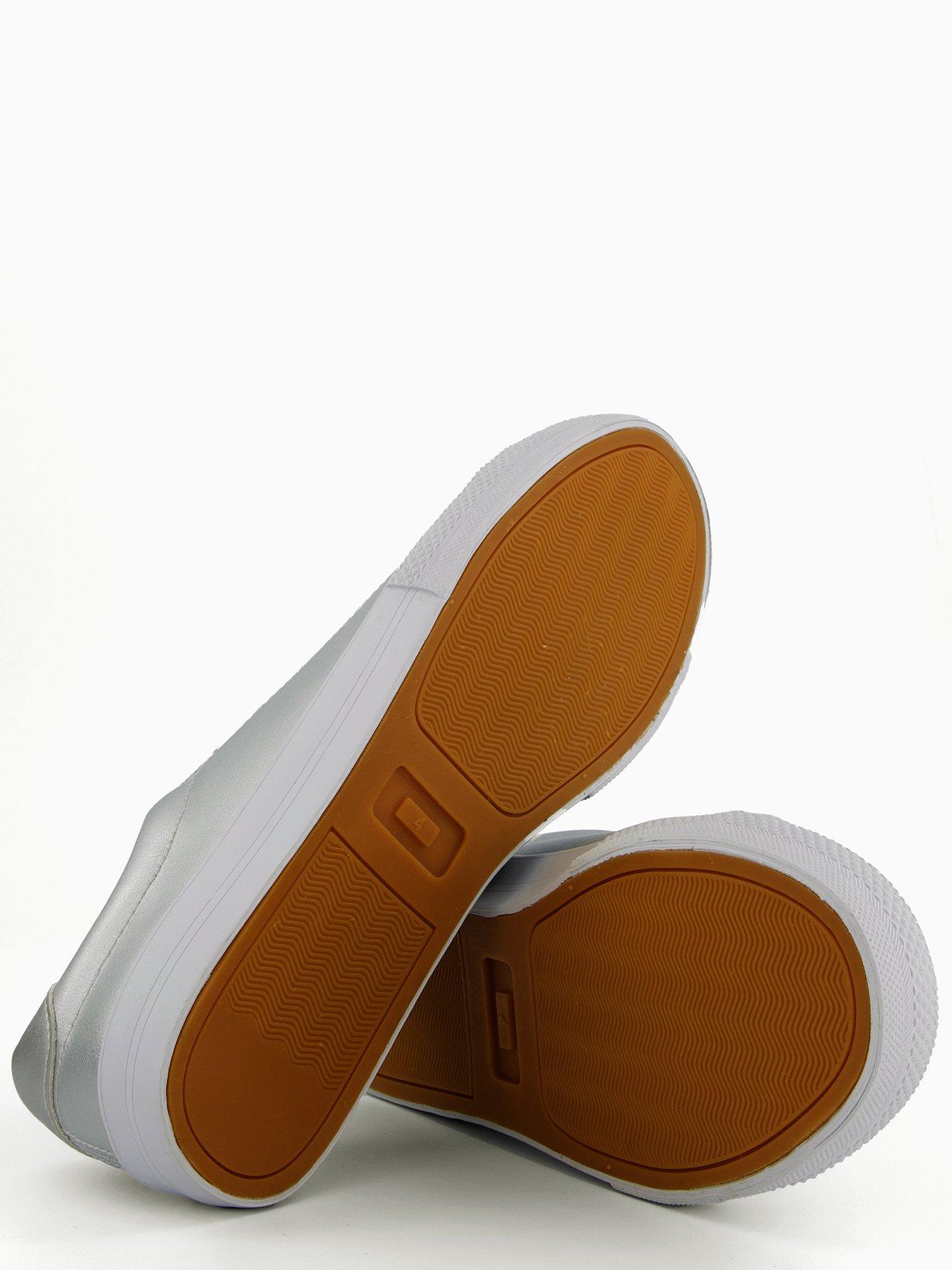 Image 4 of 7 of V by Very Extra Wide Fit Trainers - Silver